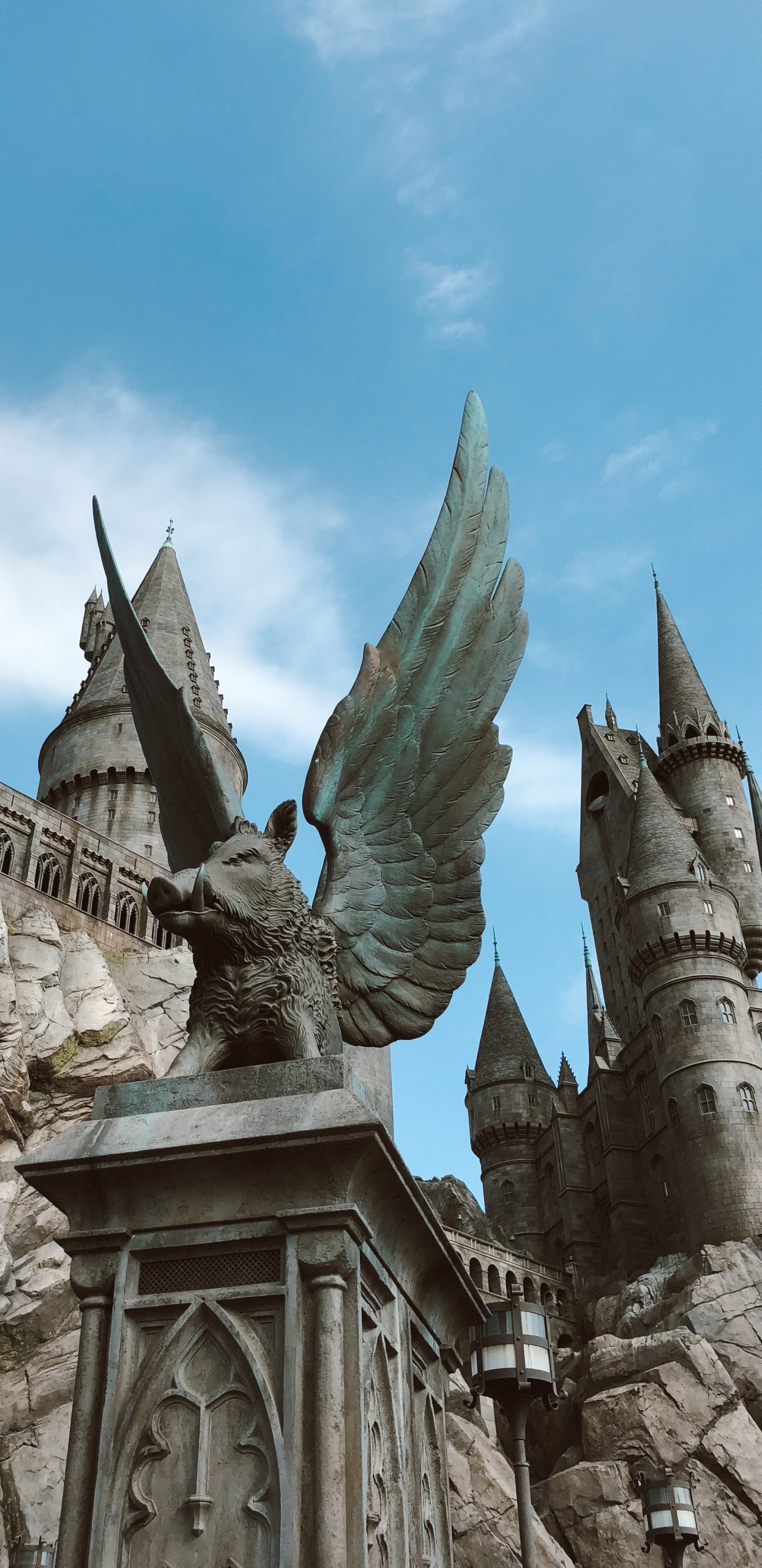 Wahrzeichen, Alte Geschichte, Statue, Mittelalterliche Architektur, Turmspitze. Wallpaper in 1440x2960 Resolution