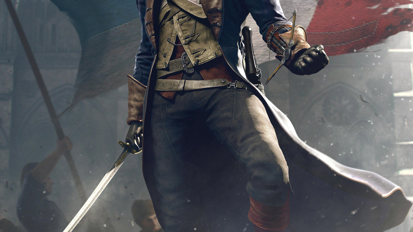 Assassins Creed Unity, Assassins Creed, Assassins Creed Valhalla, Arno Dorian, Assassins Creed III. Wallpaper in 1366x768 Resolution