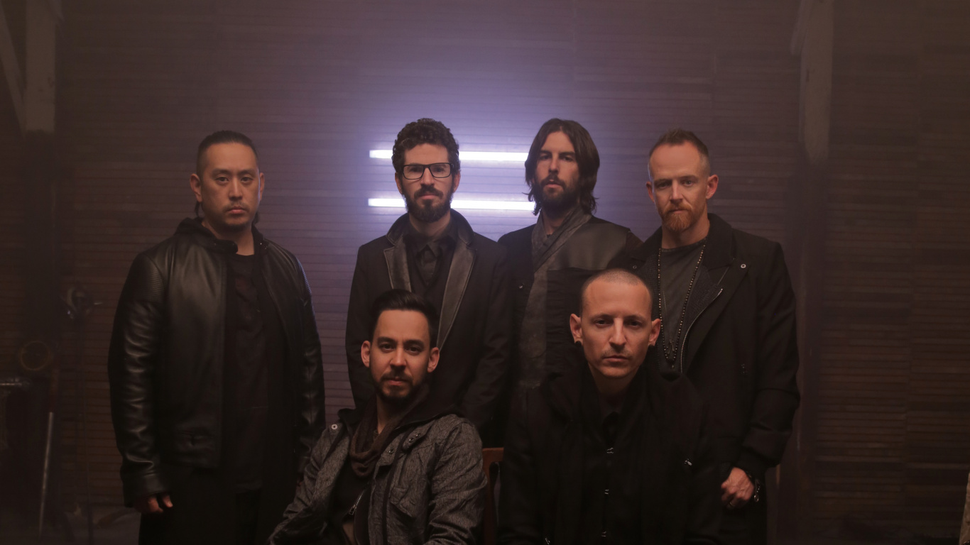 Chester Bennington, Mike Shinoda, Linkin Park, Stone Temple Pilots, el Vello Facial. Wallpaper in 1366x768 Resolution