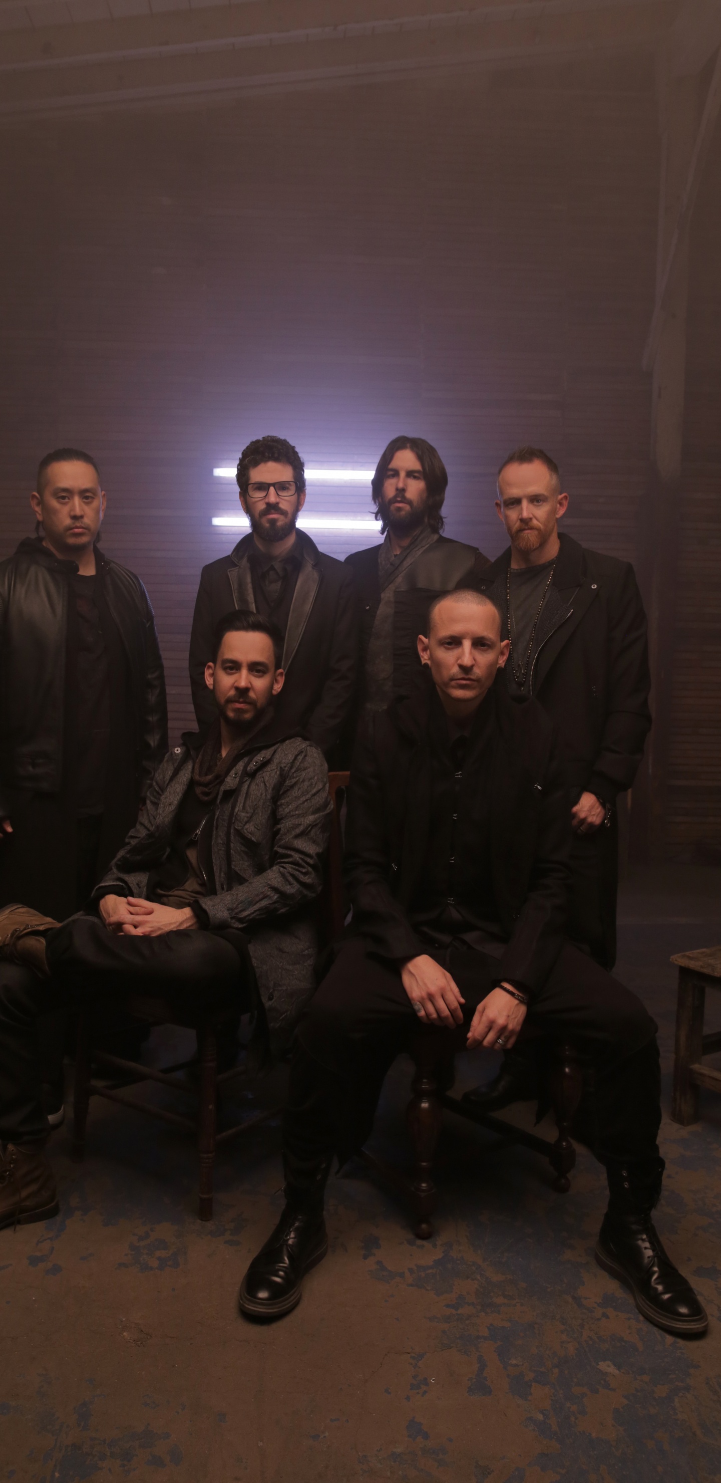Chester Bennington, Mike Shinoda, Linkin Park, Stone Temple Pilots, el Vello Facial. Wallpaper in 1440x2960 Resolution