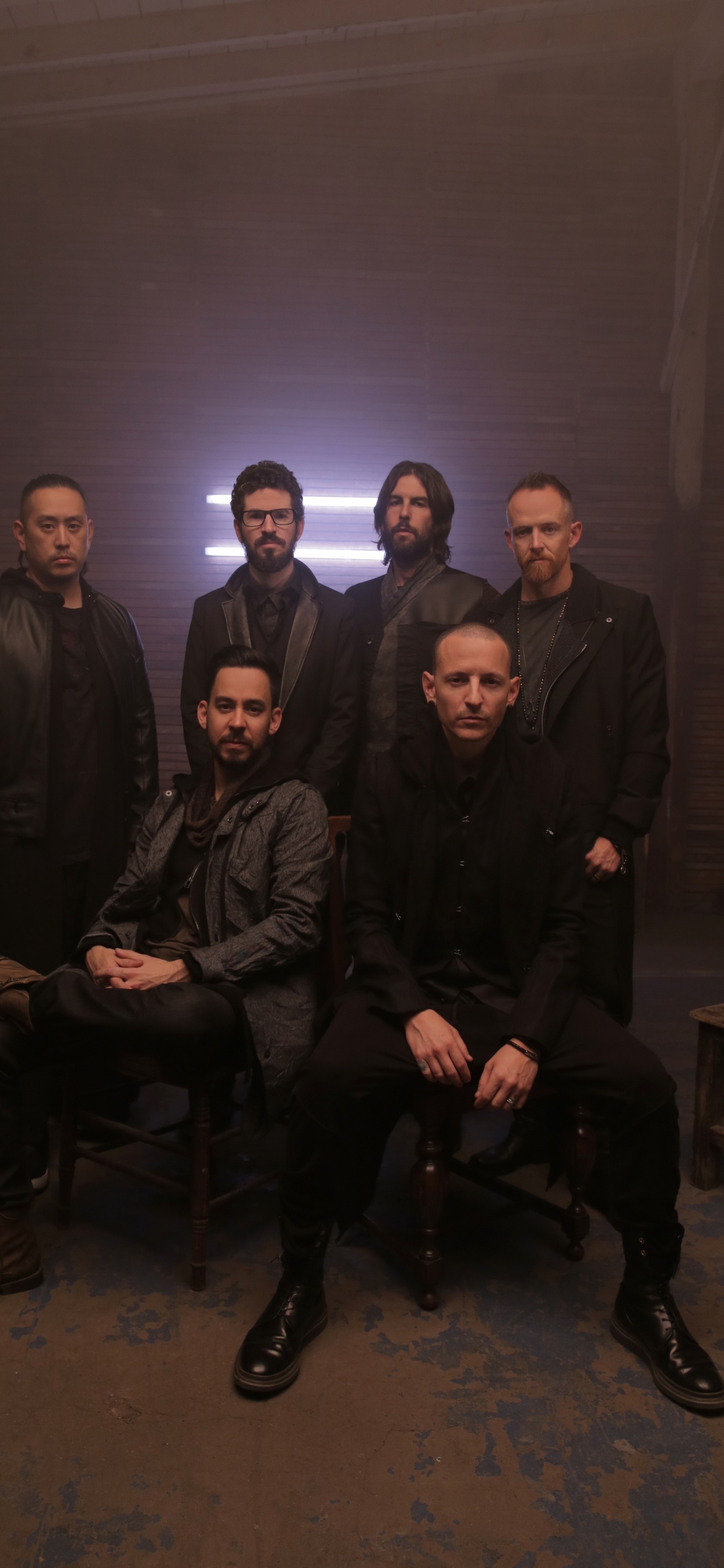 Chester Bennington, Mike Shinoda, Linkin Park, Stone Temple Pilots, Les Poils du Visage. Wallpaper in 1242x2688 Resolution