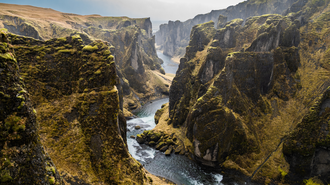 水资源, 自然景观, 高地, 阳光, 水道 壁纸 1366x768 允许