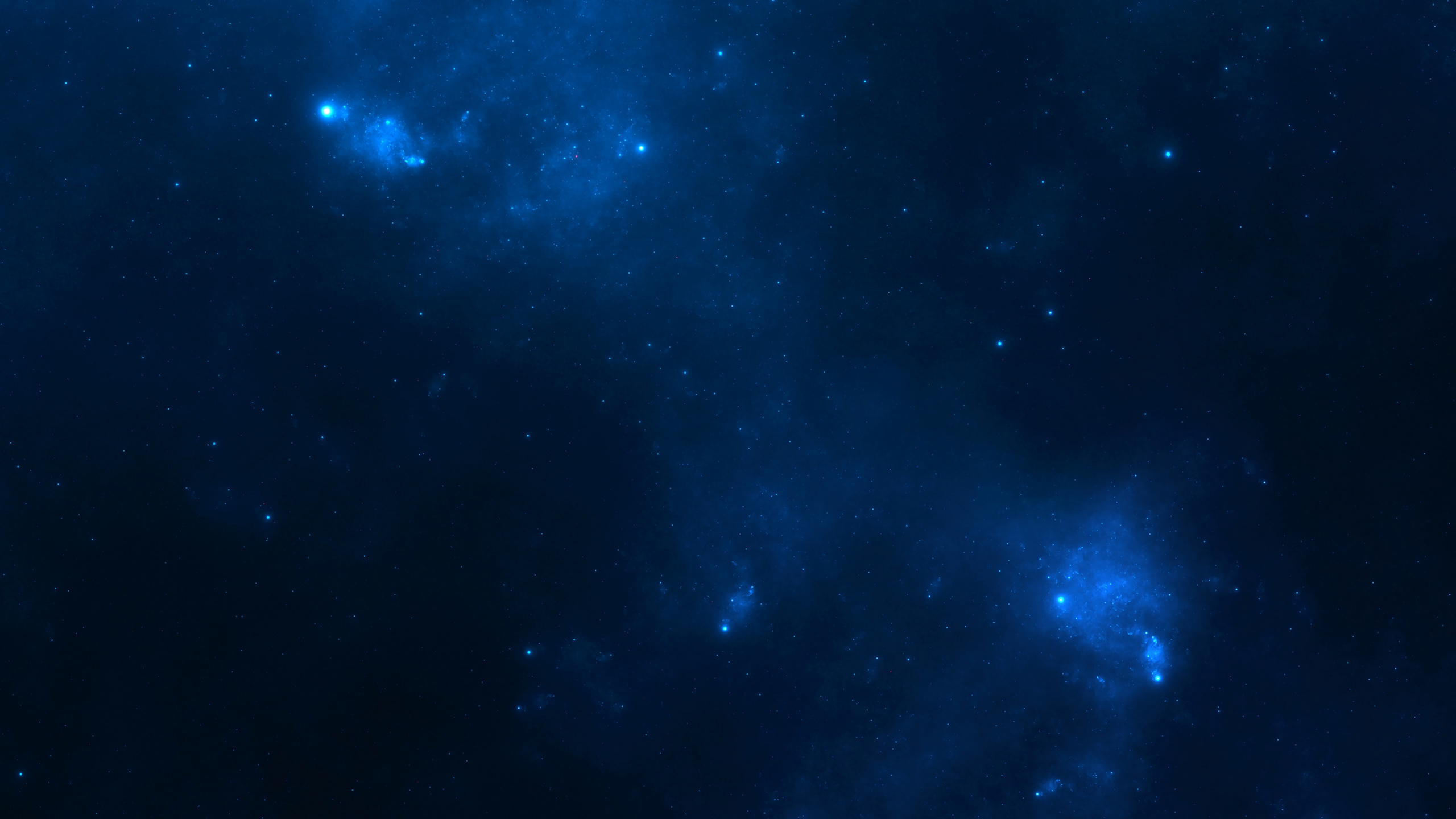 Blue and White Starry Night. Wallpaper in 2560x1440 Resolution