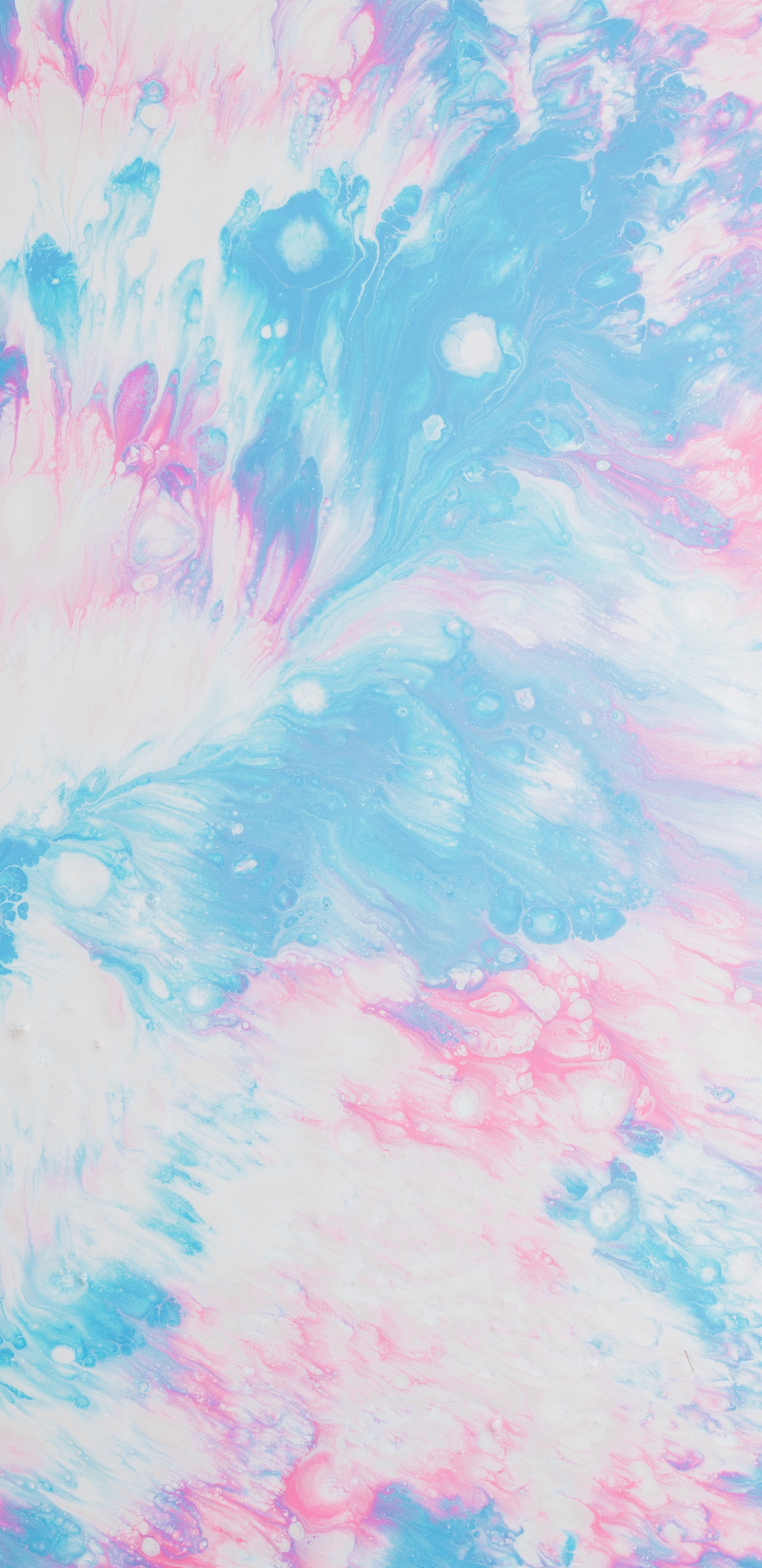 Pintura Abstracta Azul y Blanca. Wallpaper in 1440x2960 Resolution