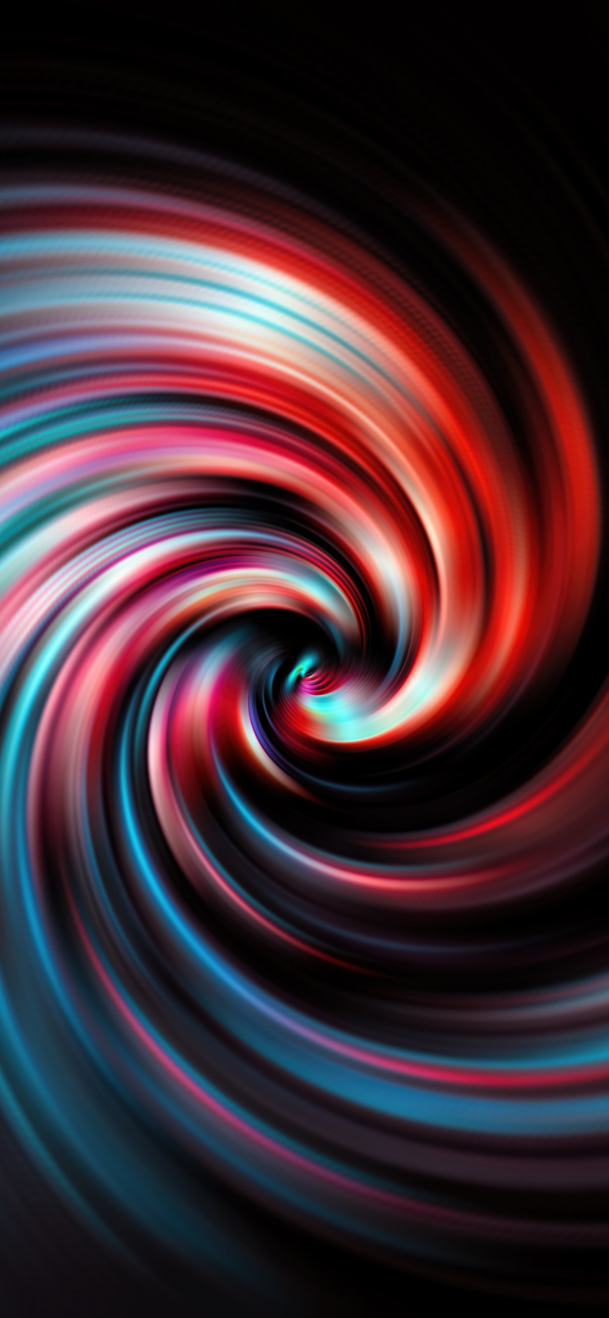 Blaue Und Weiße Lichtillustration. Wallpaper in 1242x2688 Resolution