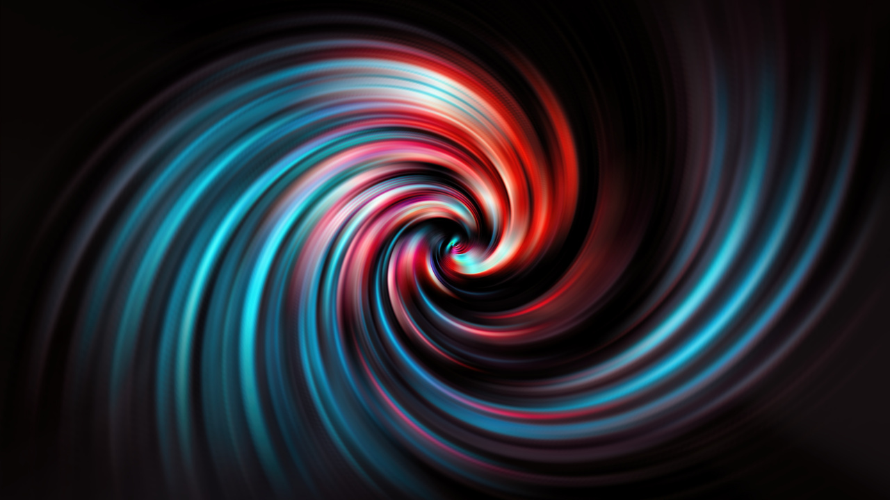 Blaue Und Weiße Lichtillustration. Wallpaper in 1280x720 Resolution