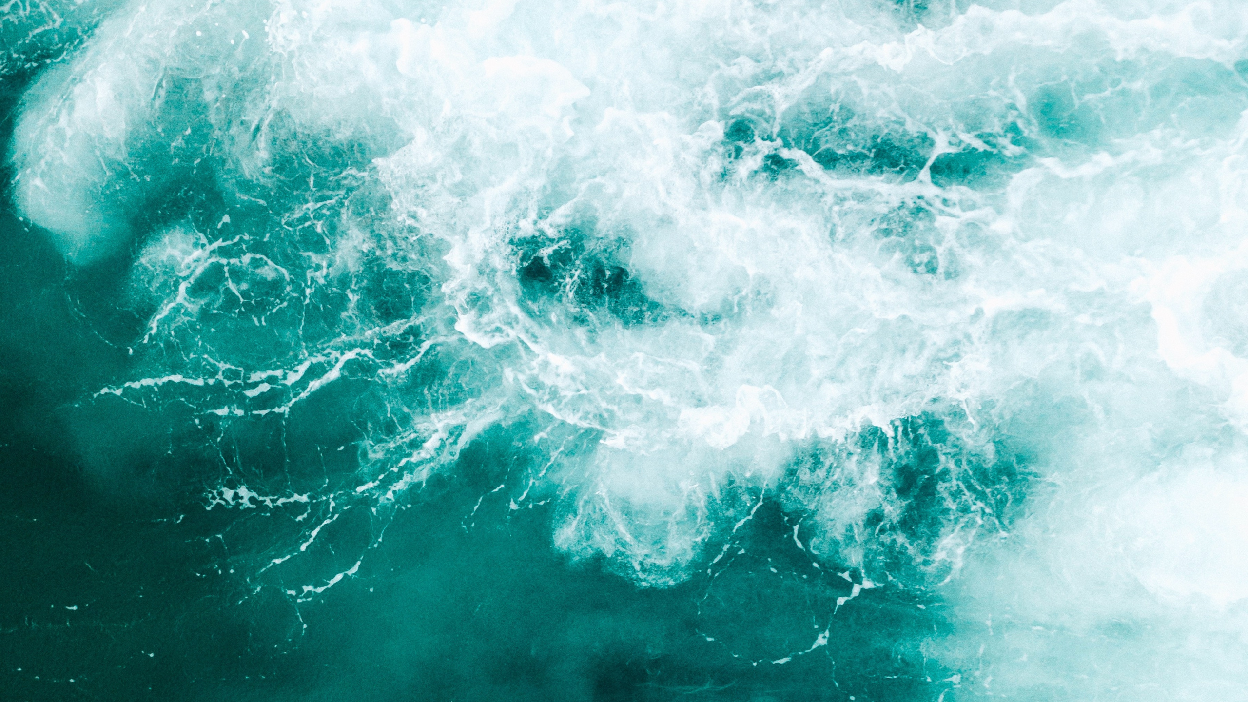 Mar, Azul, Agua, Verde, Aqua. Wallpaper in 2560x1440 Resolution