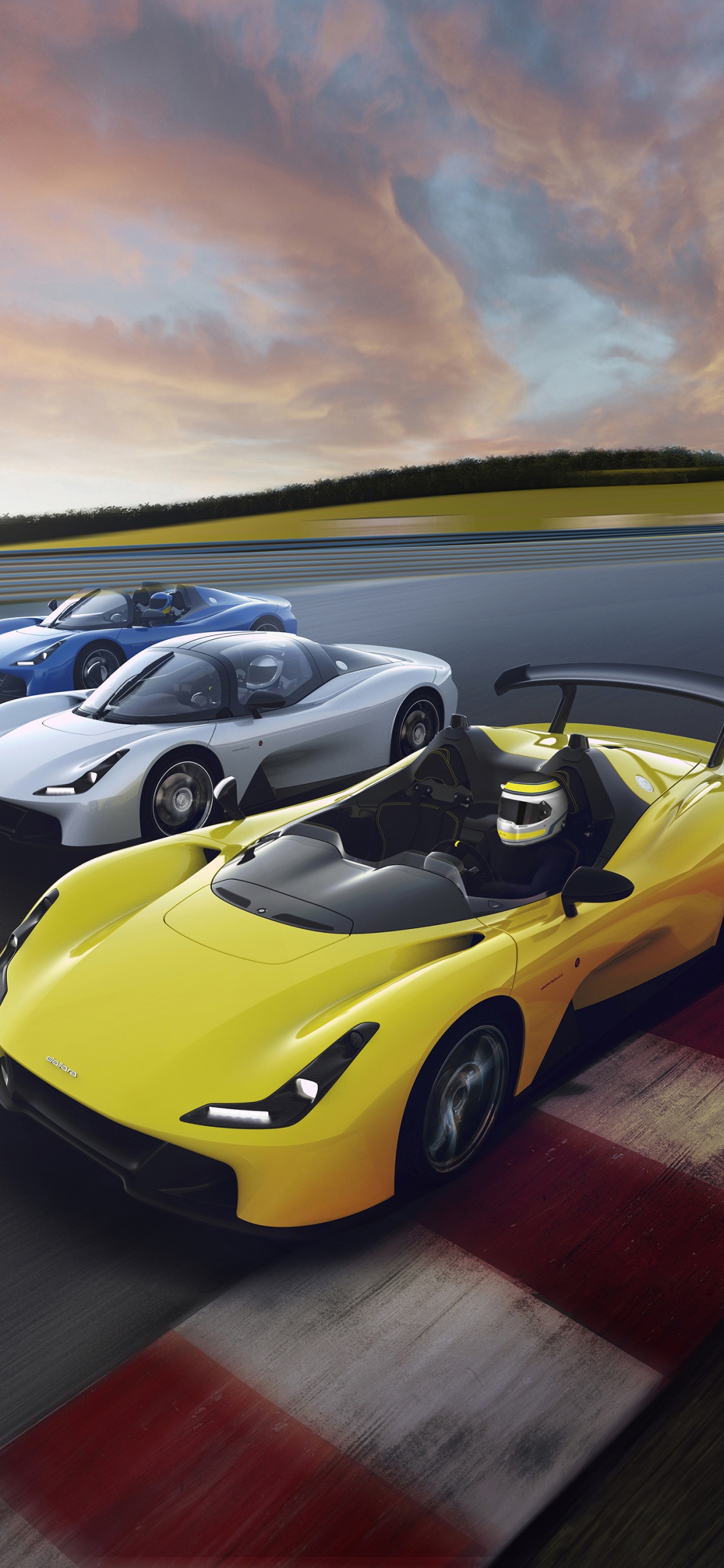 Race Car, Dallara Stradale, Sports Car, Cars, Auto Racing. Wallpaper in 1125x2436 Resolution