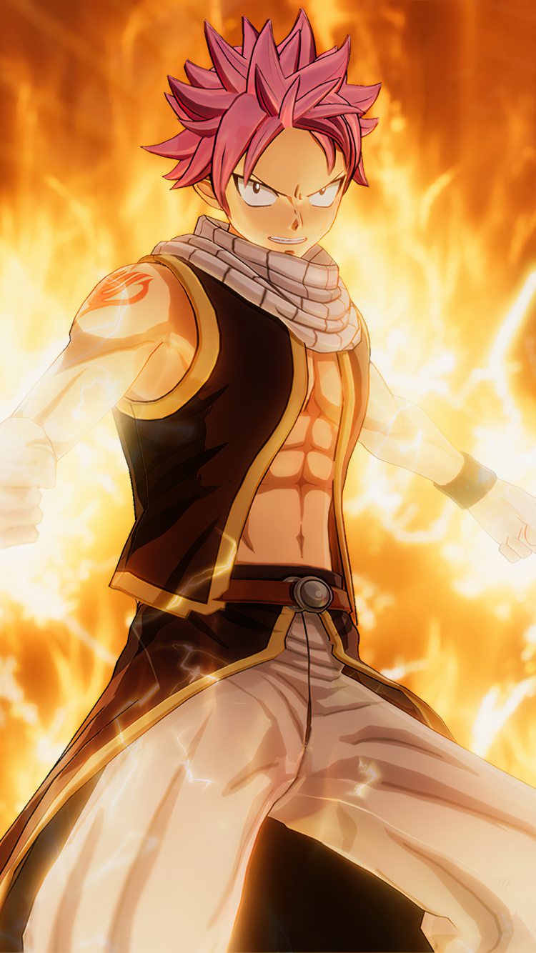 Naruto, Naruto Shippuden, Fairy Tail, Natsu Dragneel, Cola de Hadas Vol 24. Wallpaper in 750x1334 Resolution