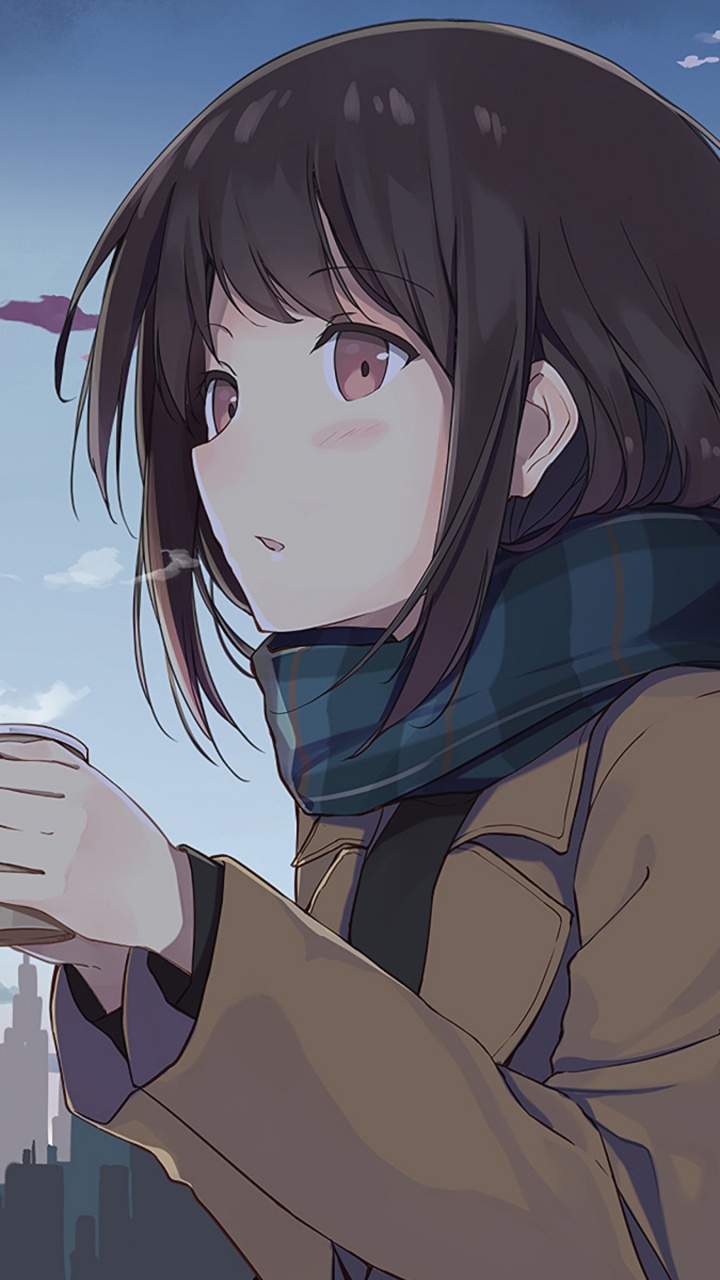 Personaje de Anime Masculino de Pelo Morado. Wallpaper in 720x1280 Resolution