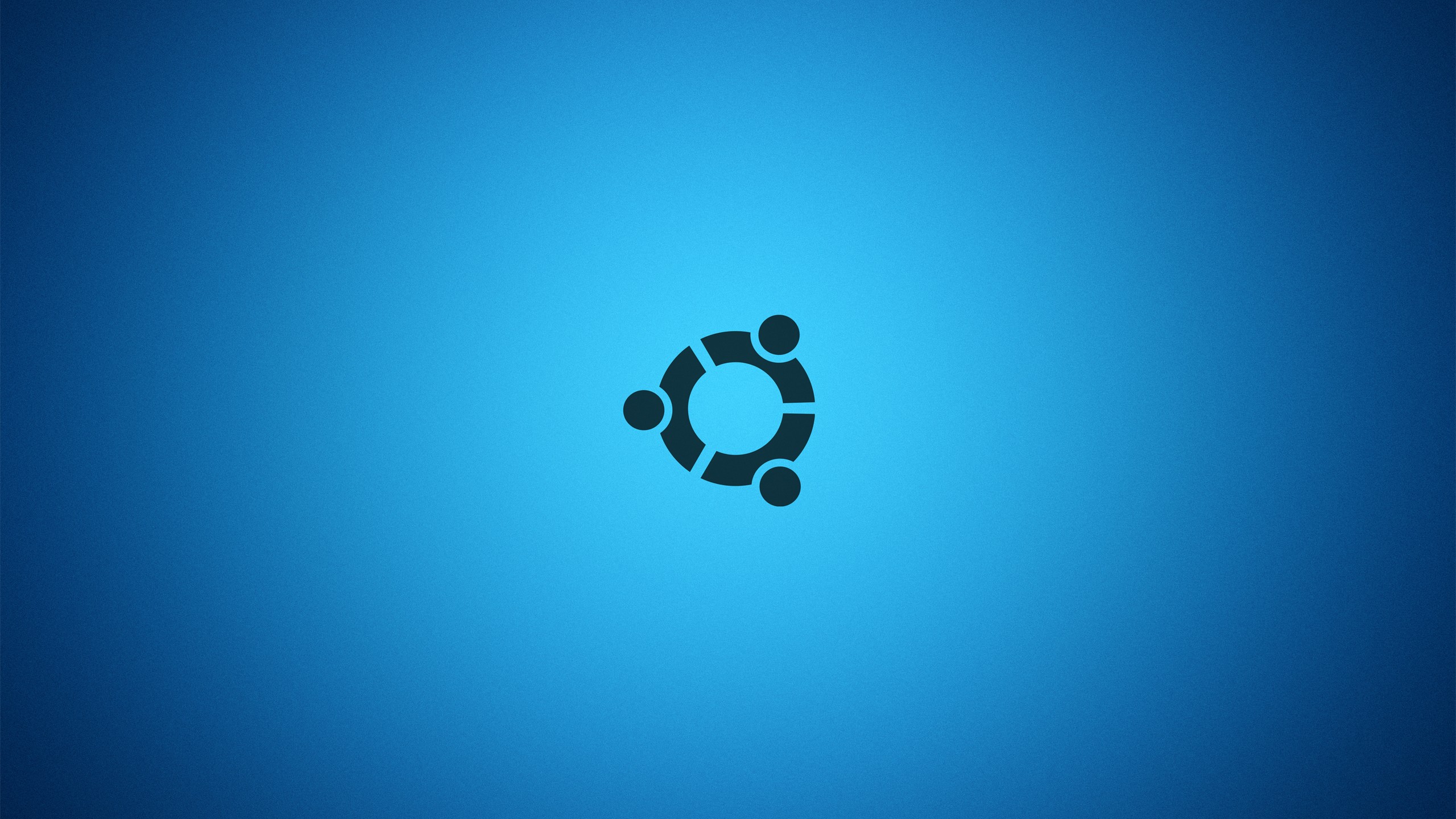 Azure, 电蓝色的, Linux, 图形设计, Ubuntu 壁纸 2560x1440 允许