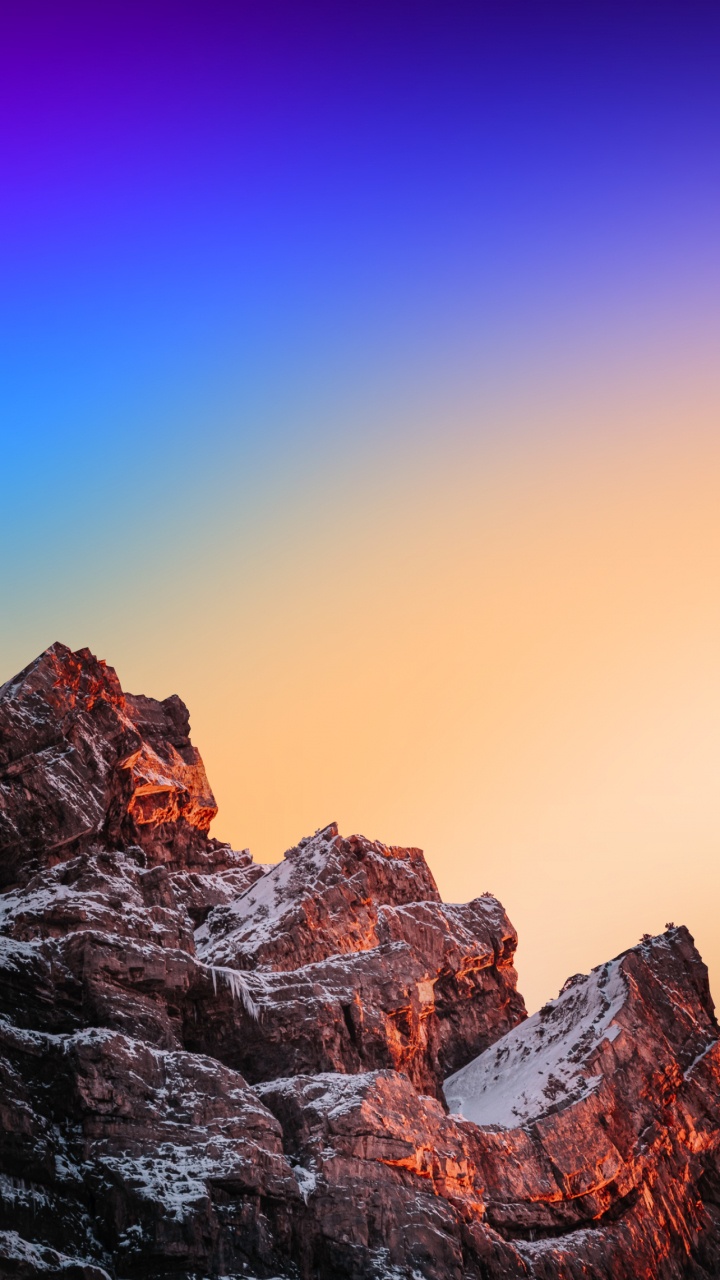 Natur, Blau, Bergigen Landschaftsformen, Rock, Gelände. Wallpaper in 720x1280 Resolution