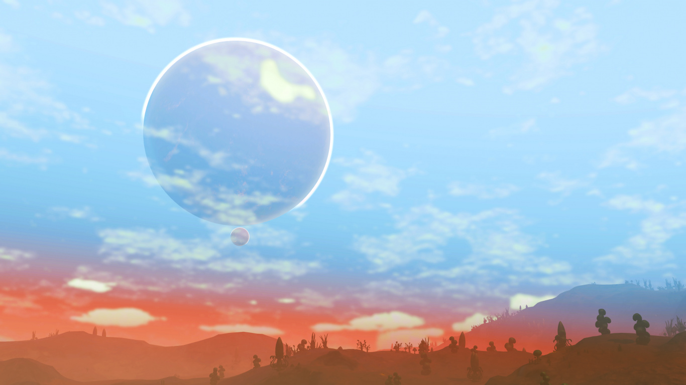 没有男人的天空, 性质, 气氛, 自然景观, 早上 壁纸 1366x768 允许