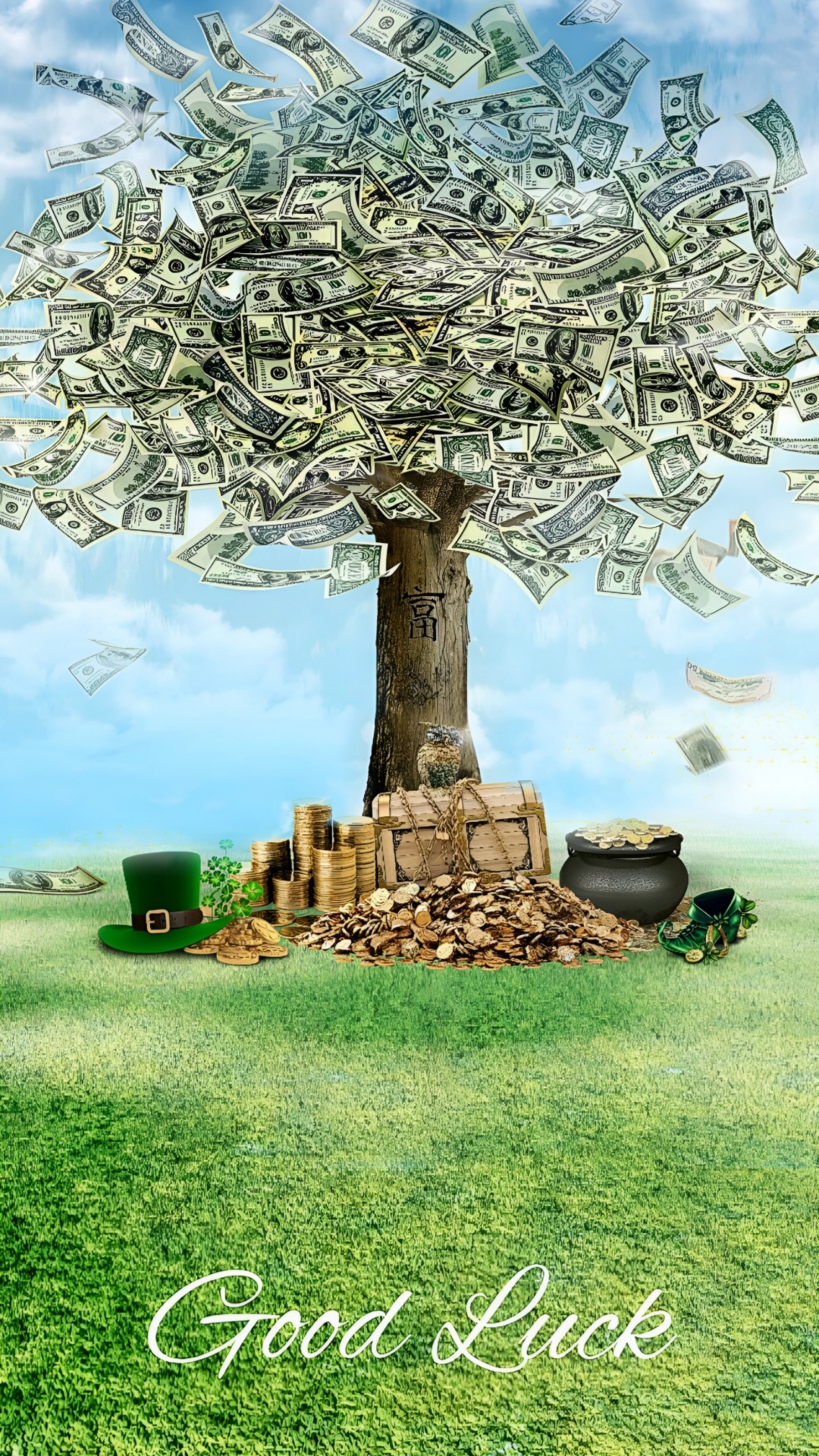 Or, Argent, Chance, Motivation, Nature. Wallpaper in 1080x1920 Resolution