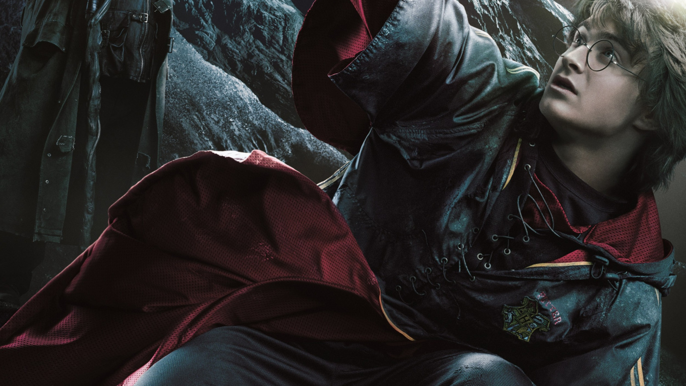 Harry Potter and The Goblet of Fire, Daniel Radcliffe, Lord Voldemort, Trailer, Art. Wallpaper in 1366x768 Resolution