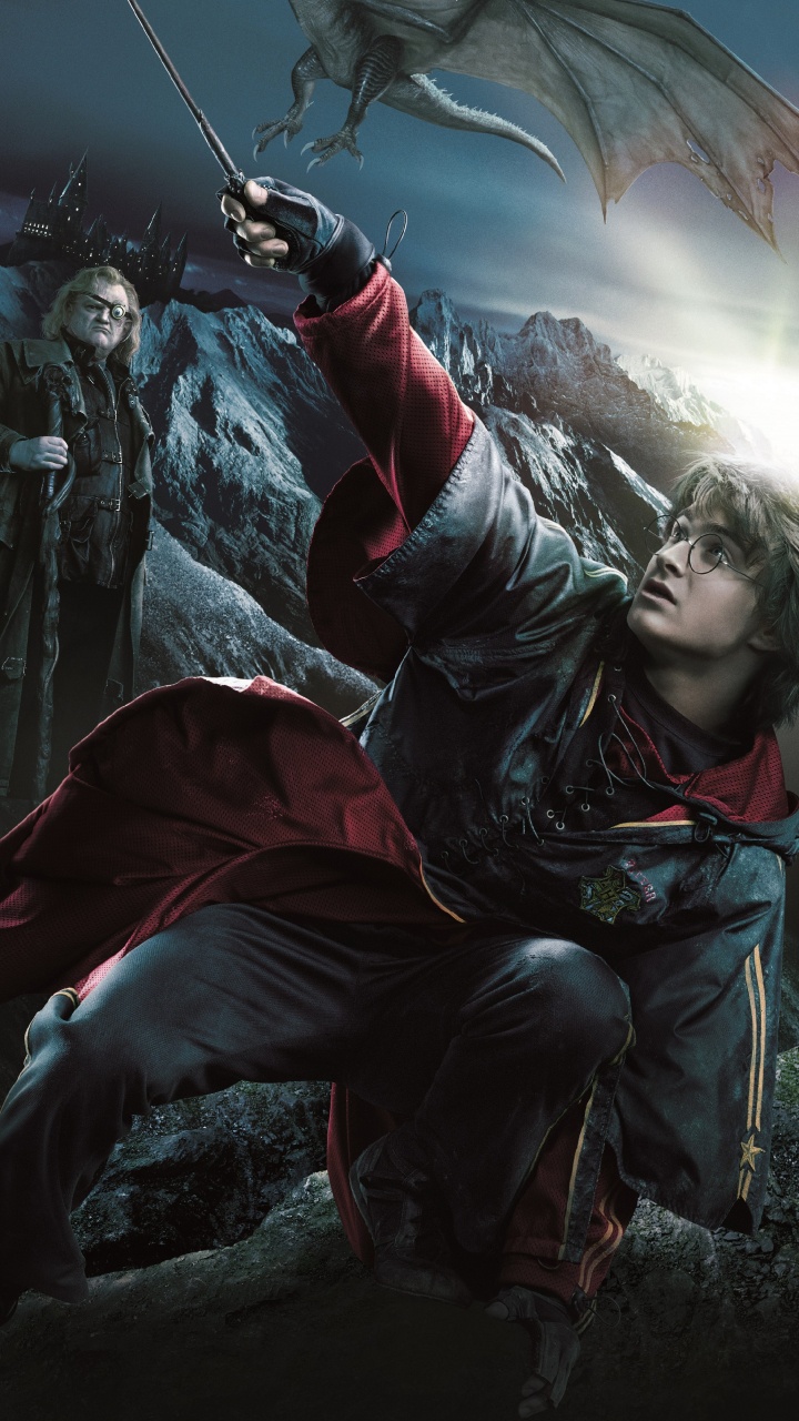 Harry Potter Und Der Feuerkelch, Daniel Radcliffe, Lord Voldemort, Trailer, Kunst. Wallpaper in 720x1280 Resolution