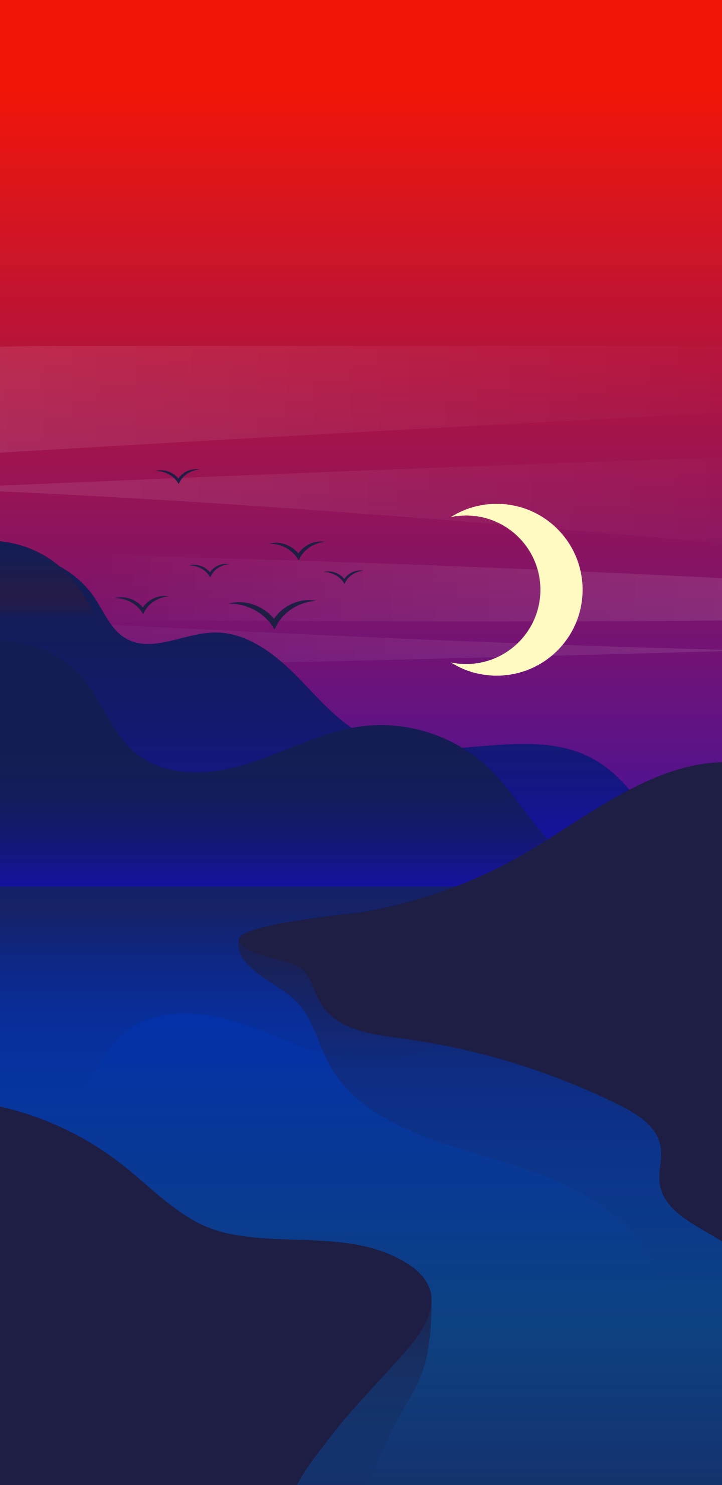 Tablet, Atmosphere, Daytime, Moon, Afterglow. Wallpaper in 1440x2960 Resolution