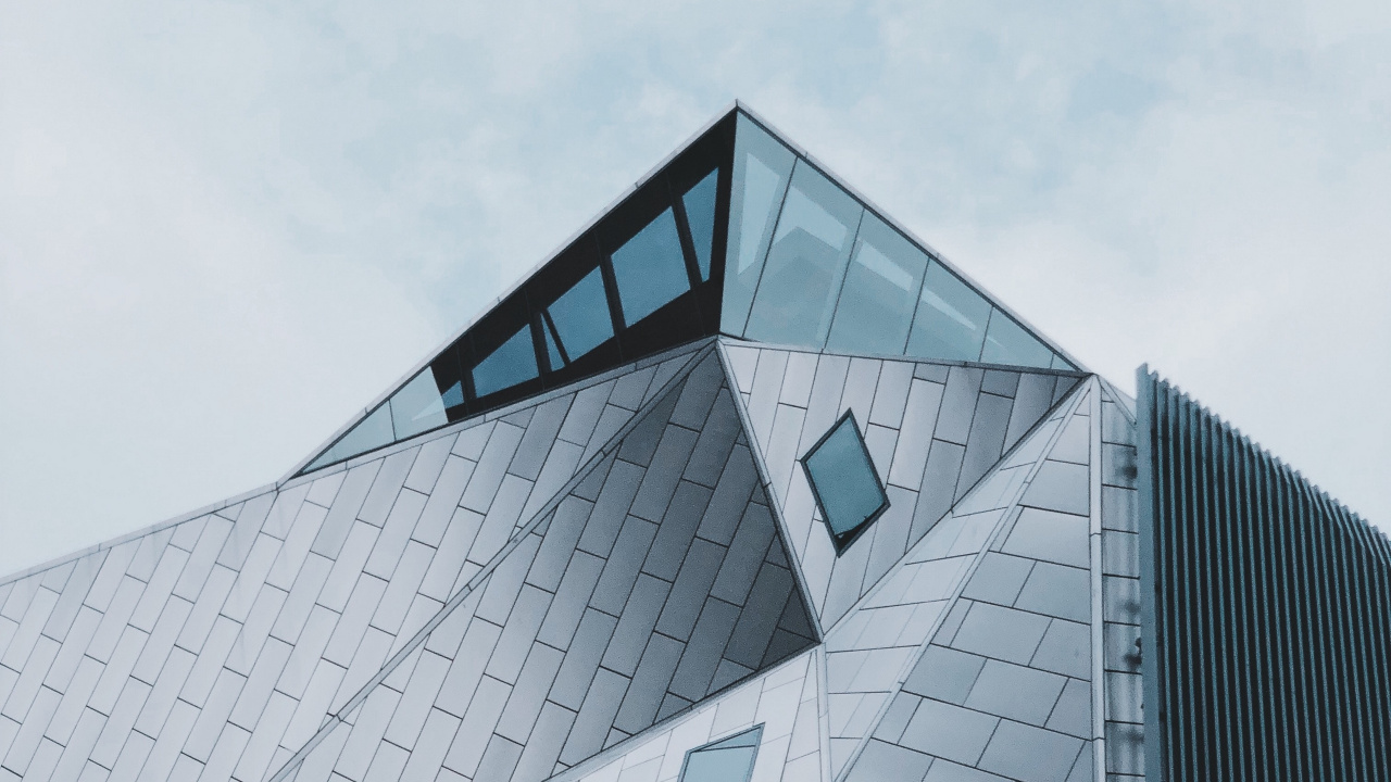 简约, 现代建筑, 建筑, 三角形, 复合材料 壁纸 1280x720 允许