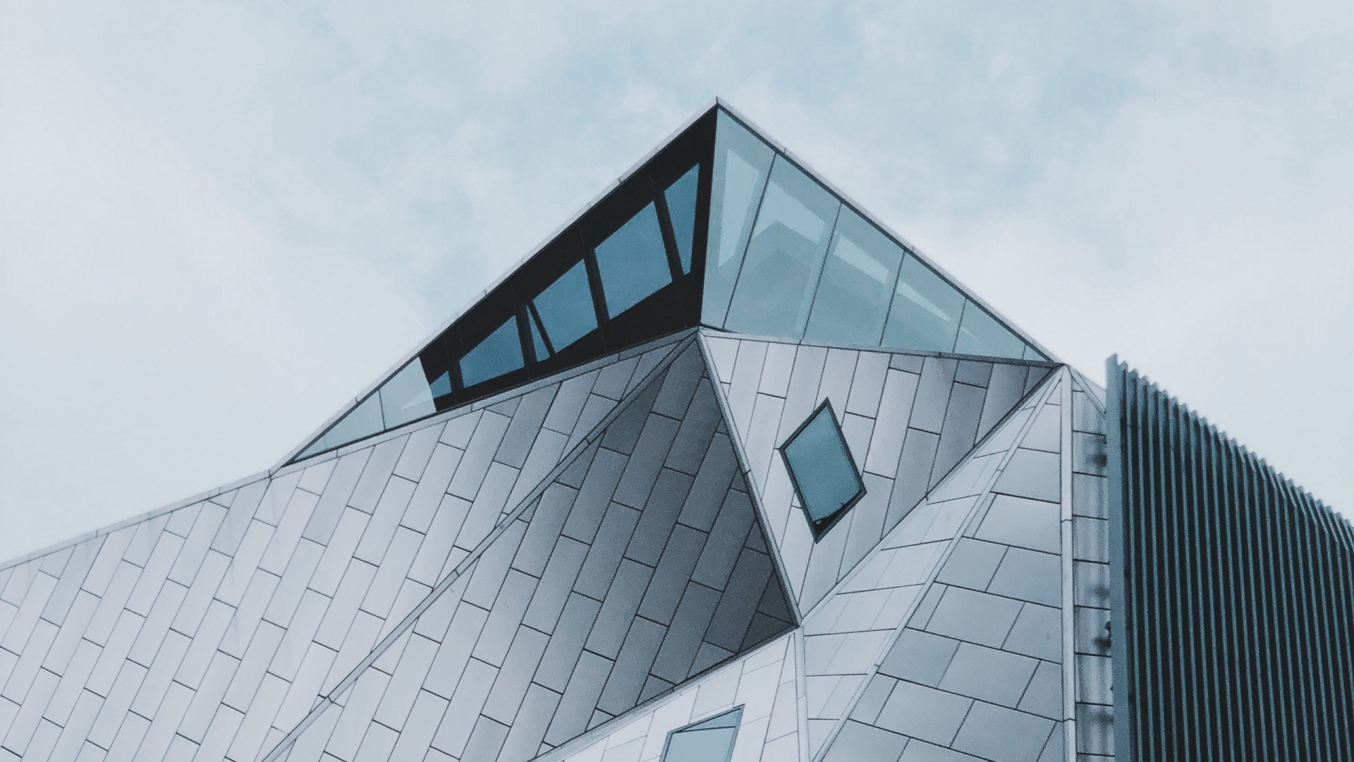 简约, 现代建筑, 建筑, 三角形, 复合材料 壁纸 1920x1080 允许