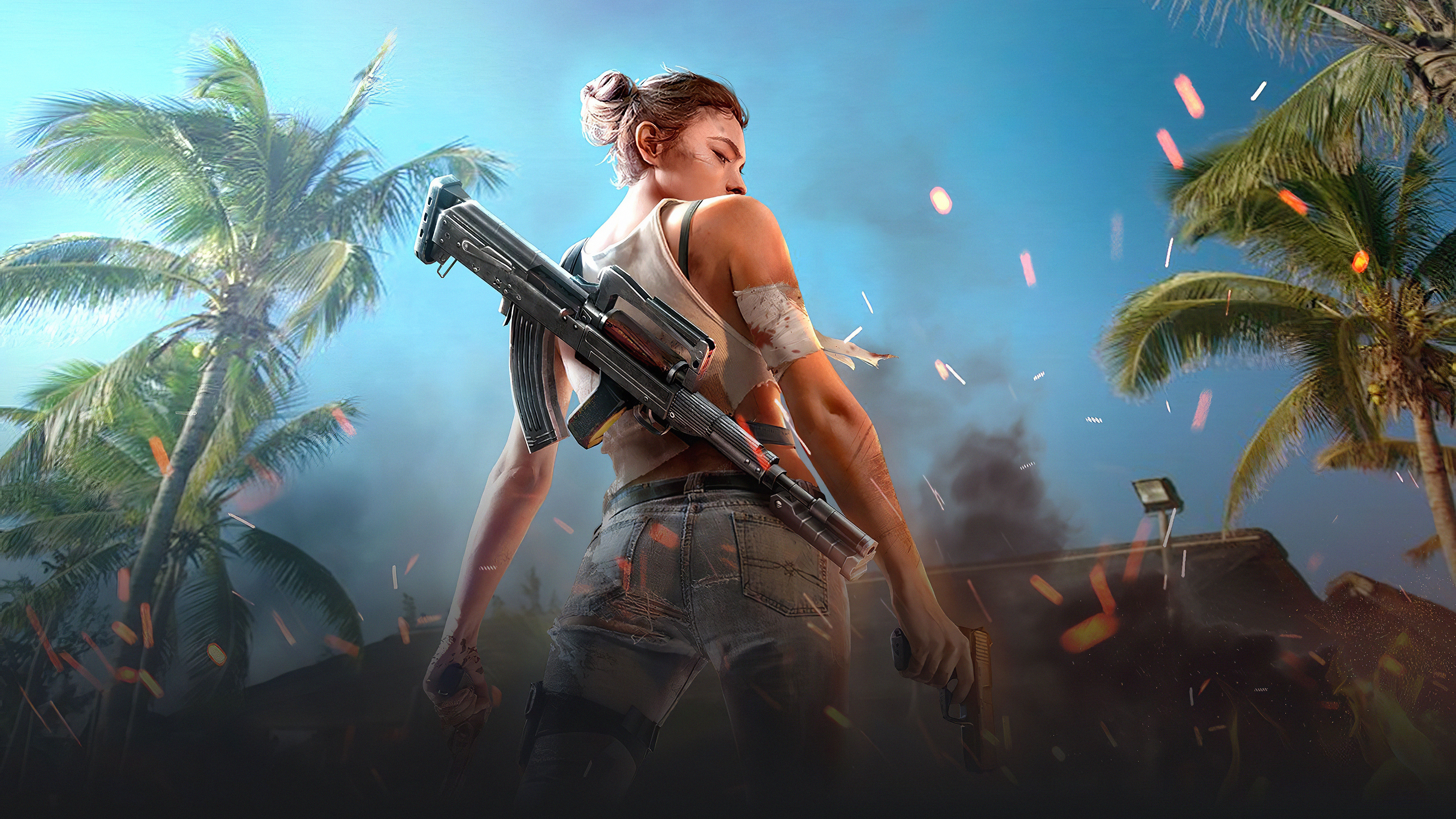 Garena Free Fire, pc Game, Adventure Game, Digital Compositing, Games. Wallpaper in 3840x2160 Resolution