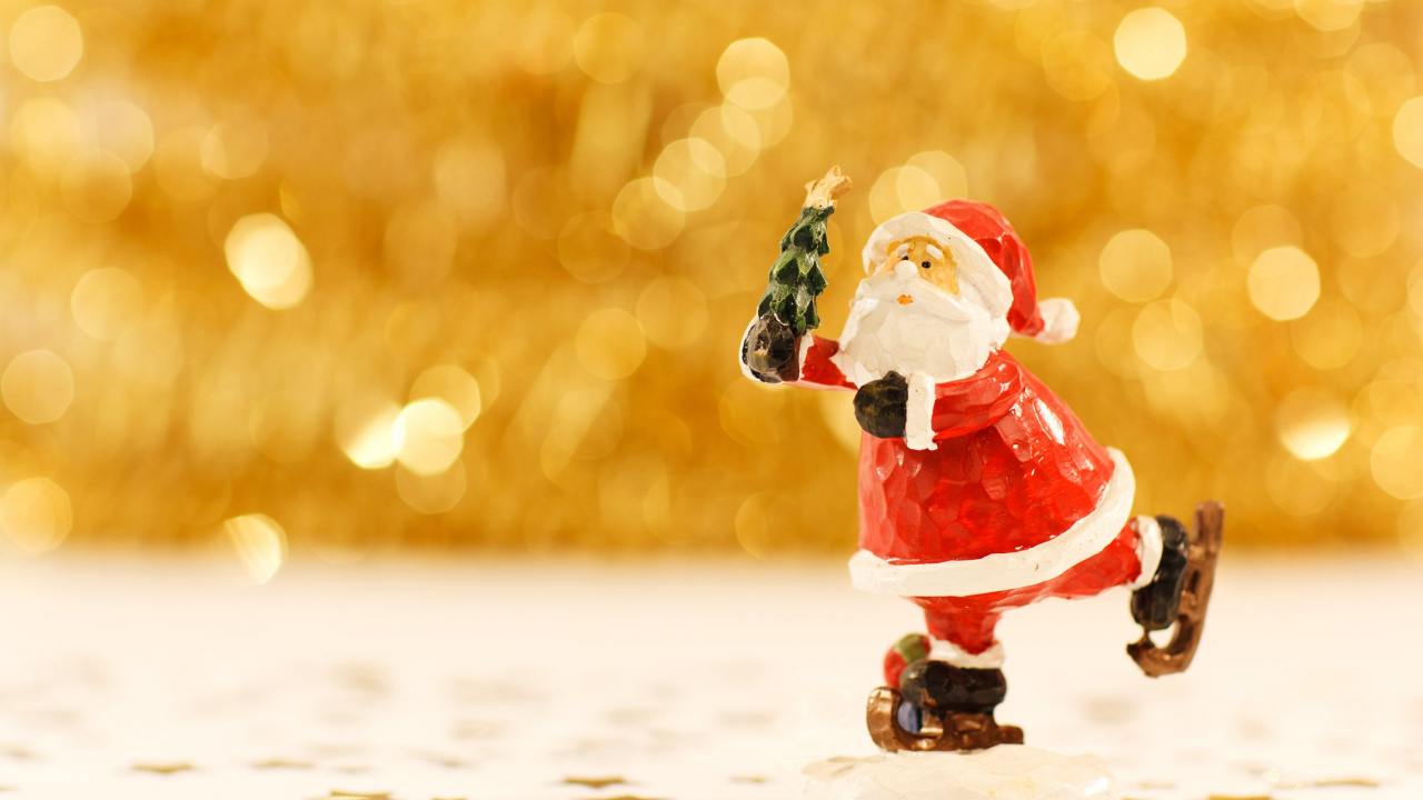 El Día De Navidad, Santa Claus, la Navidad y la Temporada de Vacaciones, Navidad, Ded Moroz. Wallpaper in 1280x720 Resolution