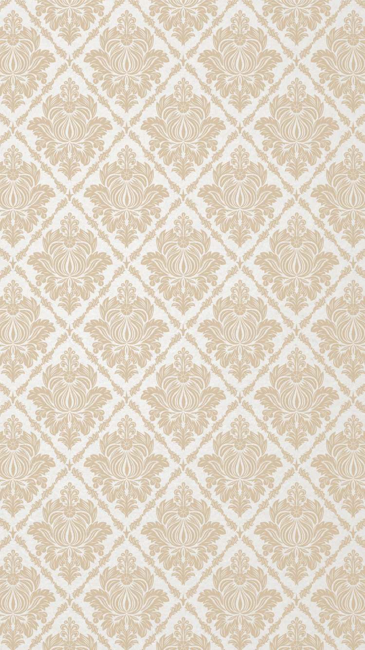 White and Black Floral Textile. Wallpaper in 750x1334 Resolution