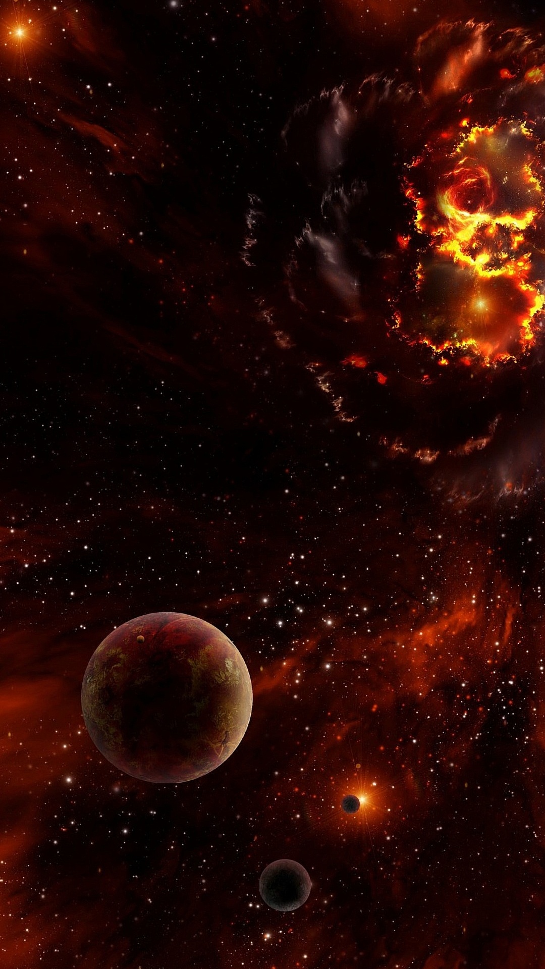 Univers, Atmosphère, Environnement Naturel, Nébuleuse, Galaxie. Wallpaper in 1080x1920 Resolution