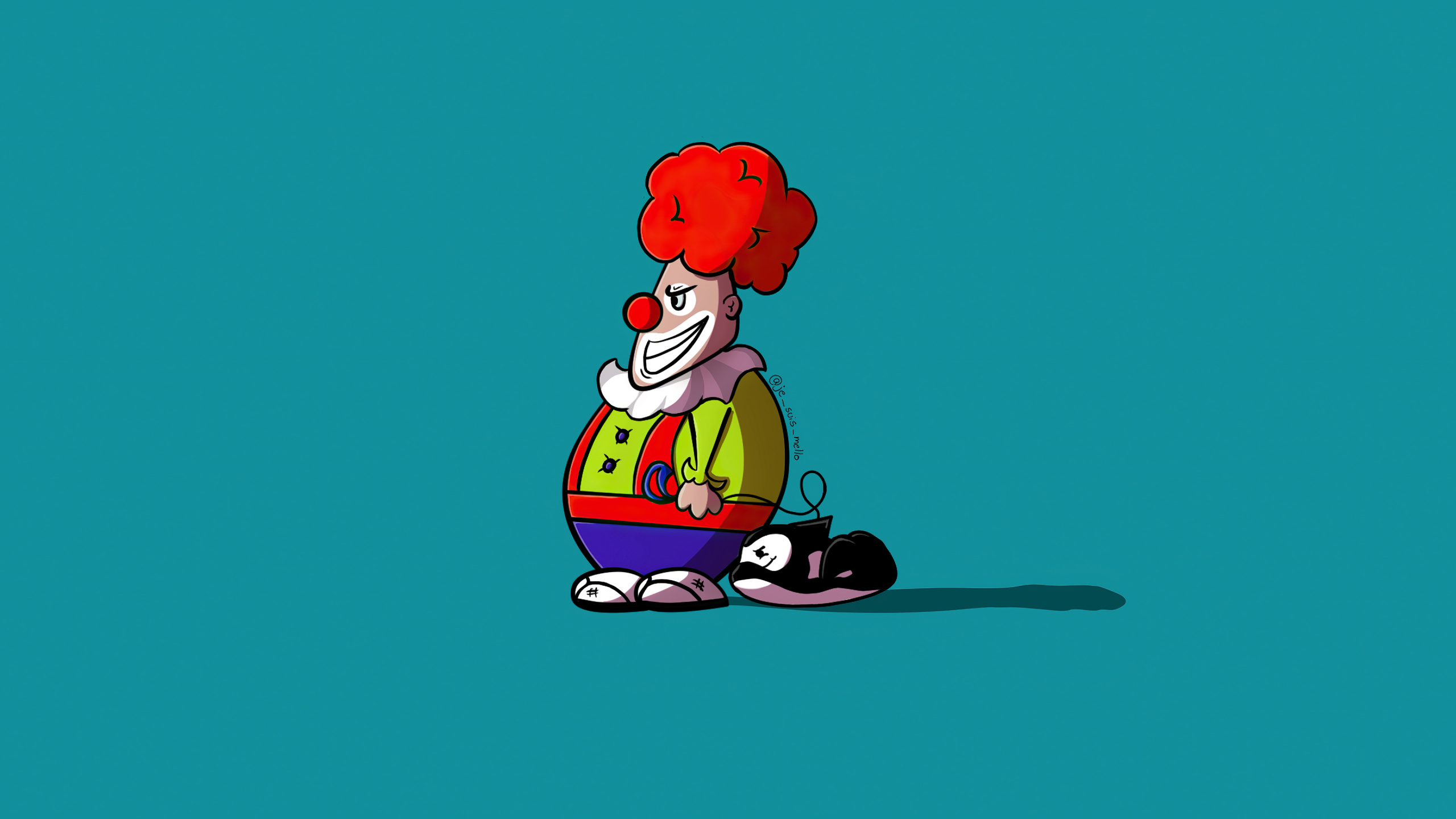 Cartoon, Arm, Menschlichen Körper, Happy, Kunst. Wallpaper in 2560x1440 Resolution