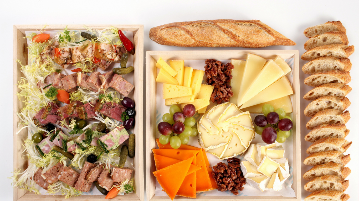 沙拉, 奶酪, 面包, 食品, 安慰食品 壁纸 1366x768 允许