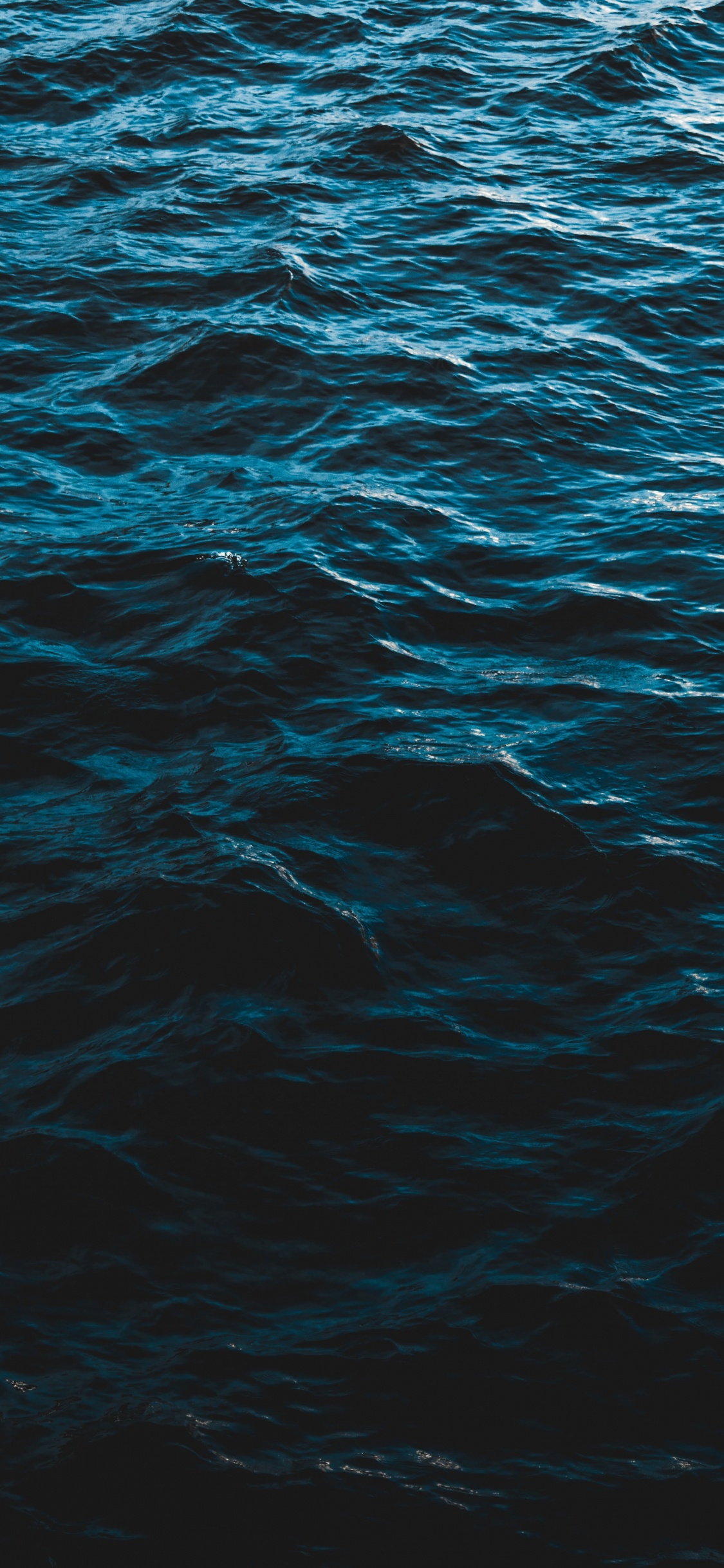 Blue, Water, Aqua, Ocean, Sea. Wallpaper in 1125x2436 Resolution
