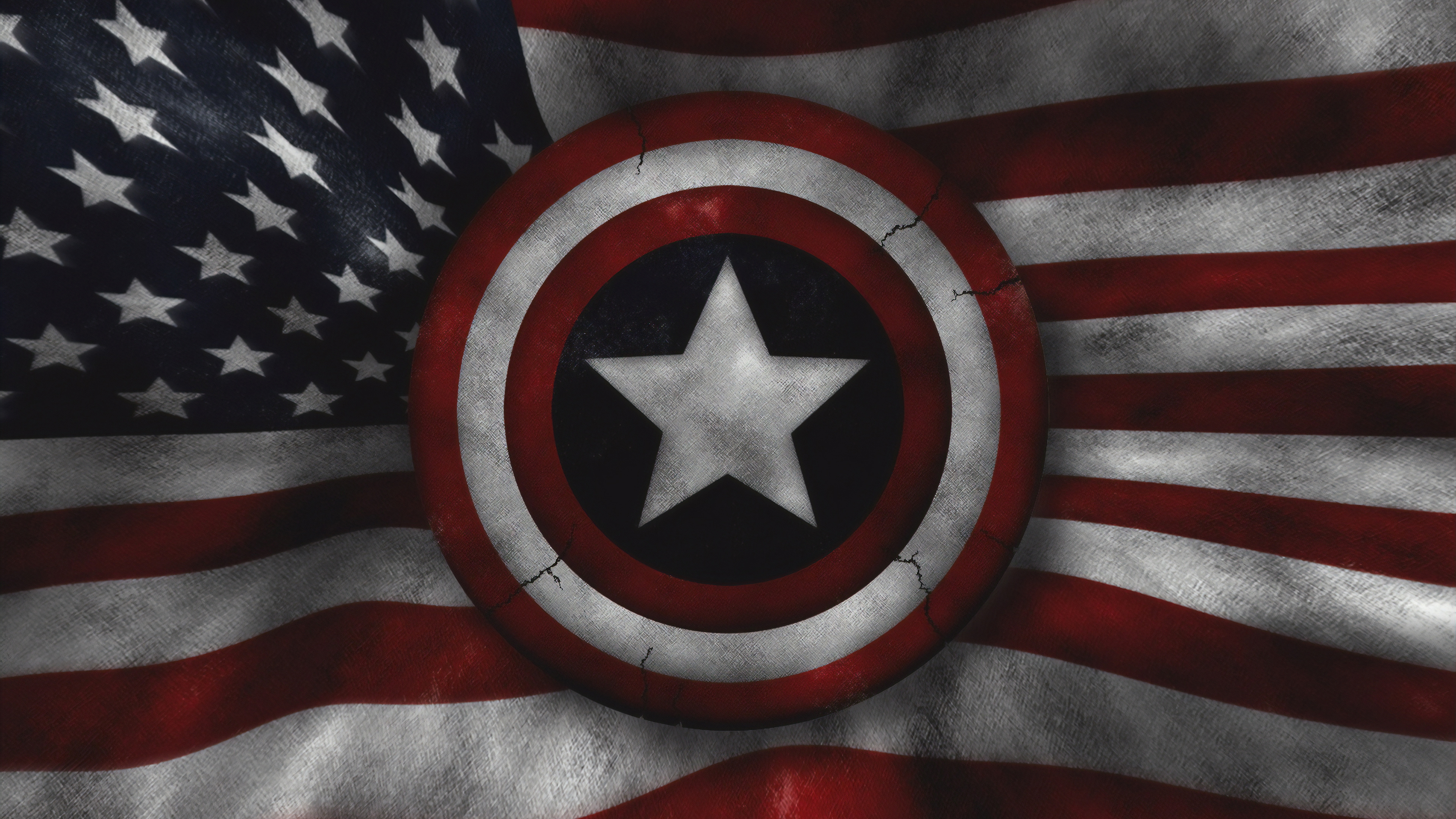 Black White and Red Star Textile. Wallpaper in 3840x2160 Resolution