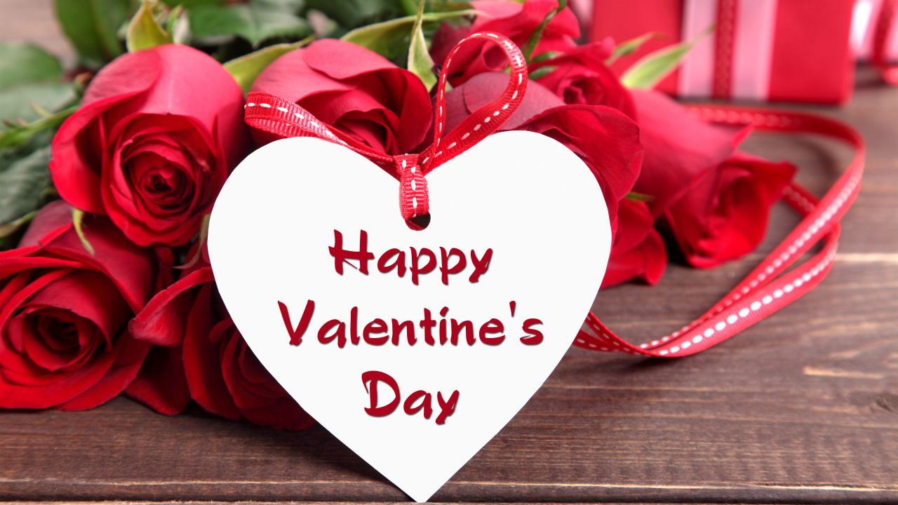 Valentines Day, Heart, Love, Floristry, Petal. Wallpaper in 1280x720 Resolution