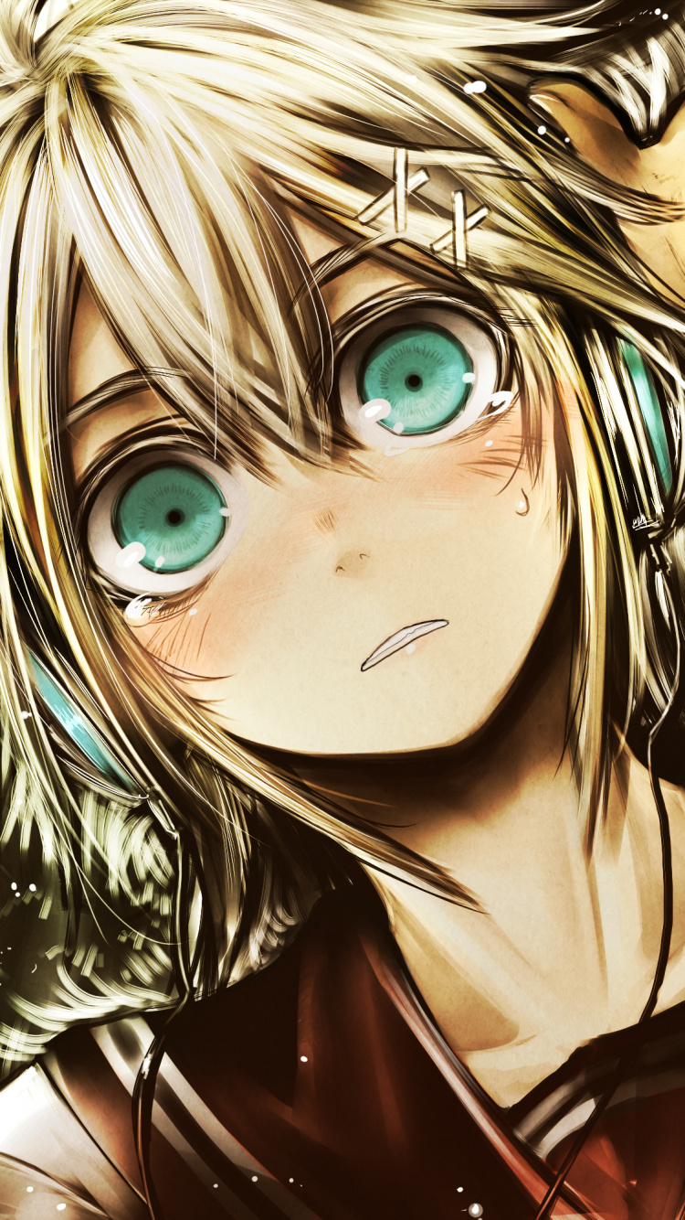 Personnage D'anime Femme Aux Cheveux Blonds. Wallpaper in 750x1334 Resolution