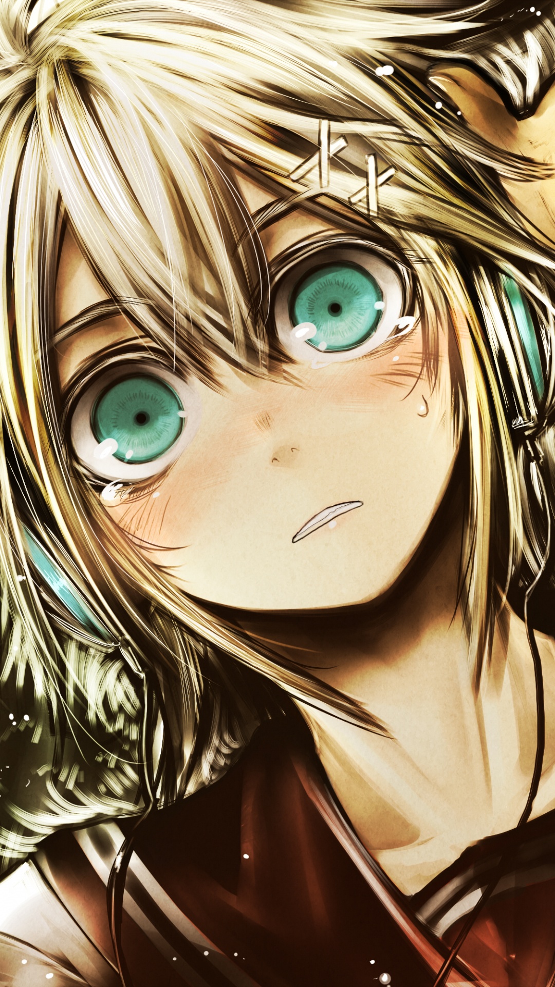 Blonde Haired Woman Anime Character. Wallpaper in 1080x1920 Resolution