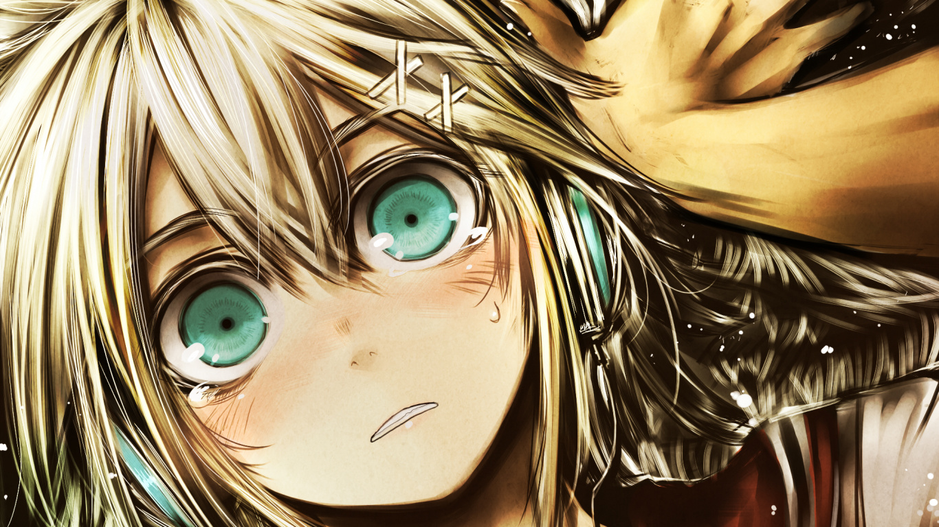 Blonde Haired Woman Anime Character. Wallpaper in 1366x768 Resolution