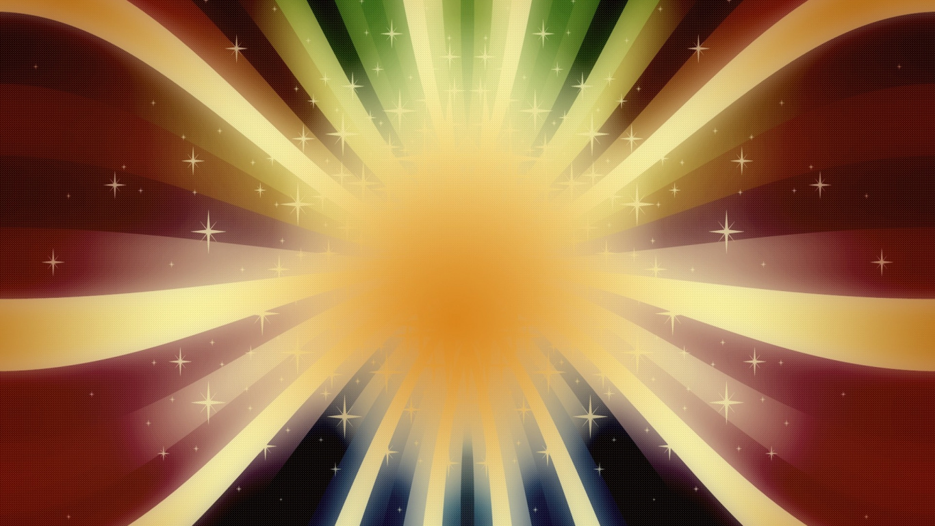 Green Blue and Red Lights. Wallpaper in 1366x768 Resolution