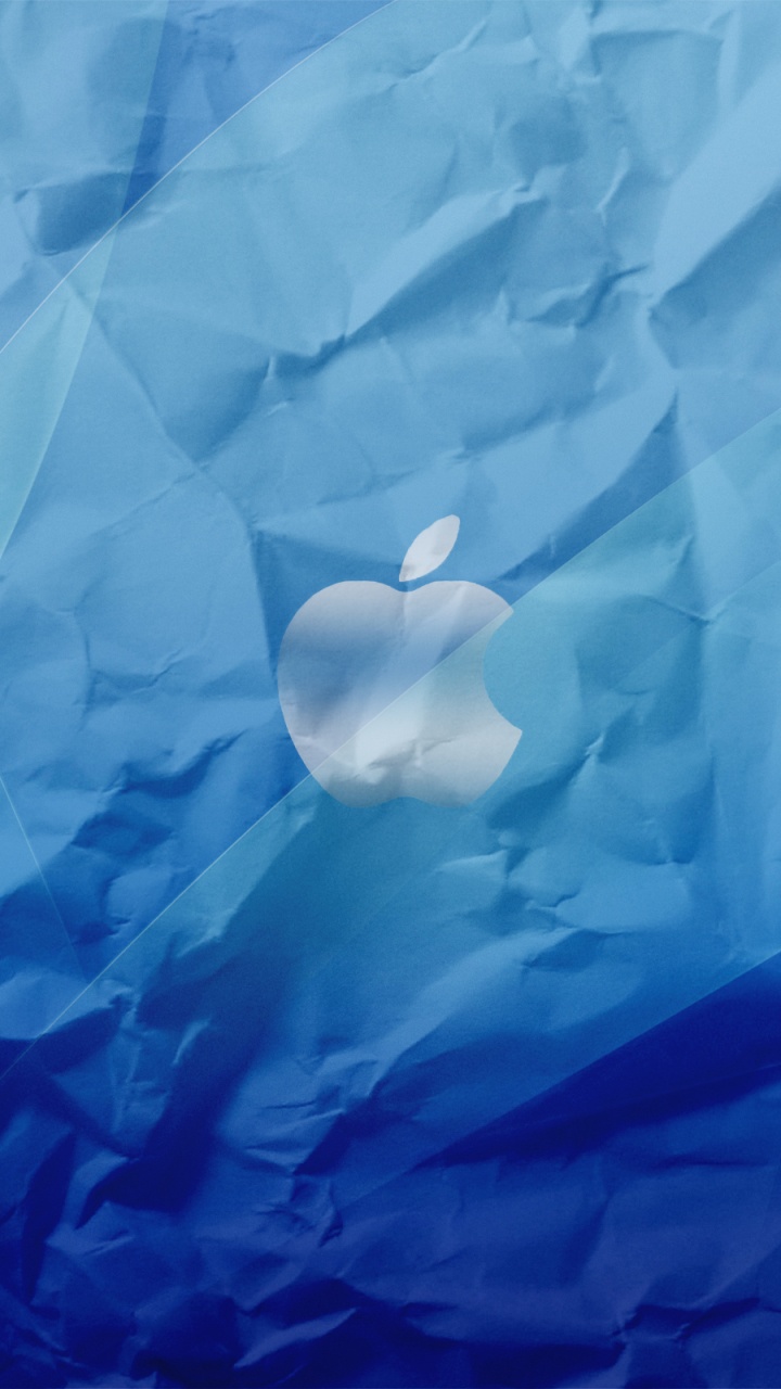 Ornement en Forme de Coeur Blanc Sur Textile Bleu. Wallpaper in 720x1280 Resolution