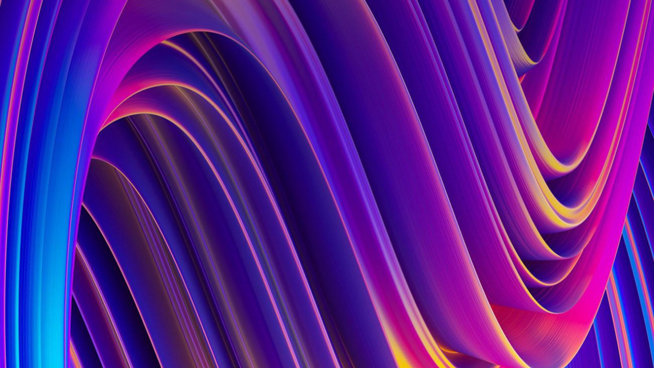 Art Fractal, L'art Abstrait, Fractales, la Pureté de la Couleur, Purple. Wallpaper in 1280x720 Resolution