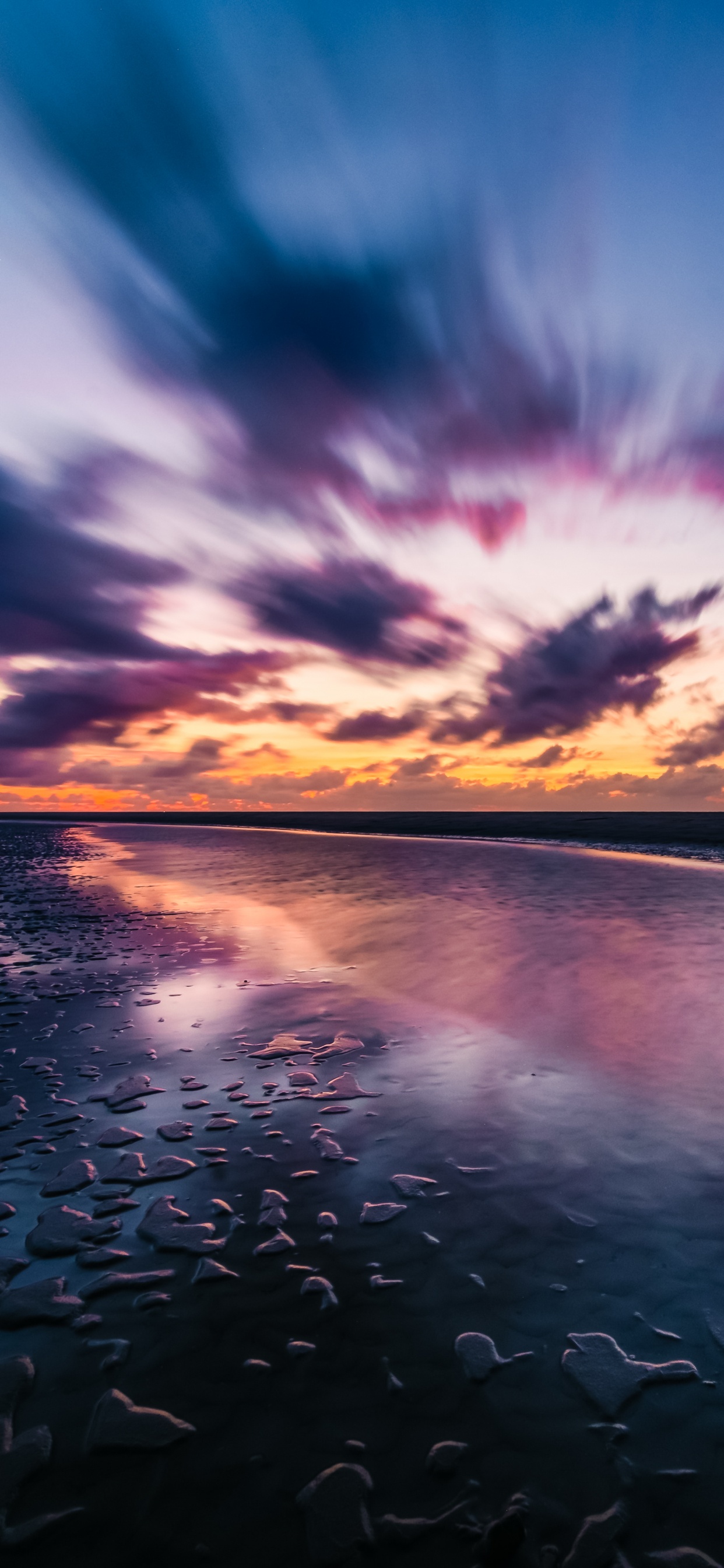 Cloud, Water, Water Resources, Atmosphere, Afterglow. Wallpaper in 1242x2688 Resolution