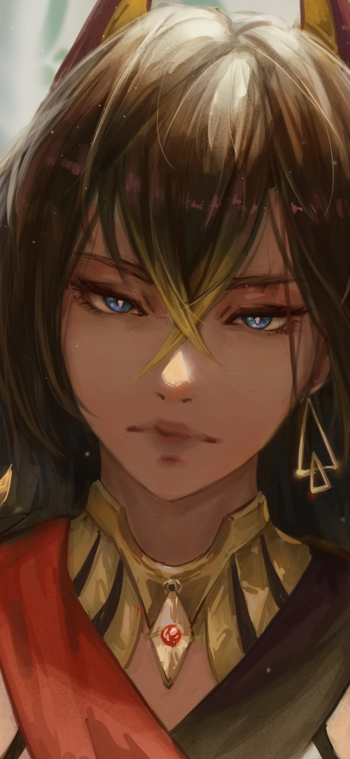 Dehya Genshin Fanart, Genshin Impact, Dehya, Dunyarzad, Hoyolab. Wallpaper in 1125x2436 Resolution