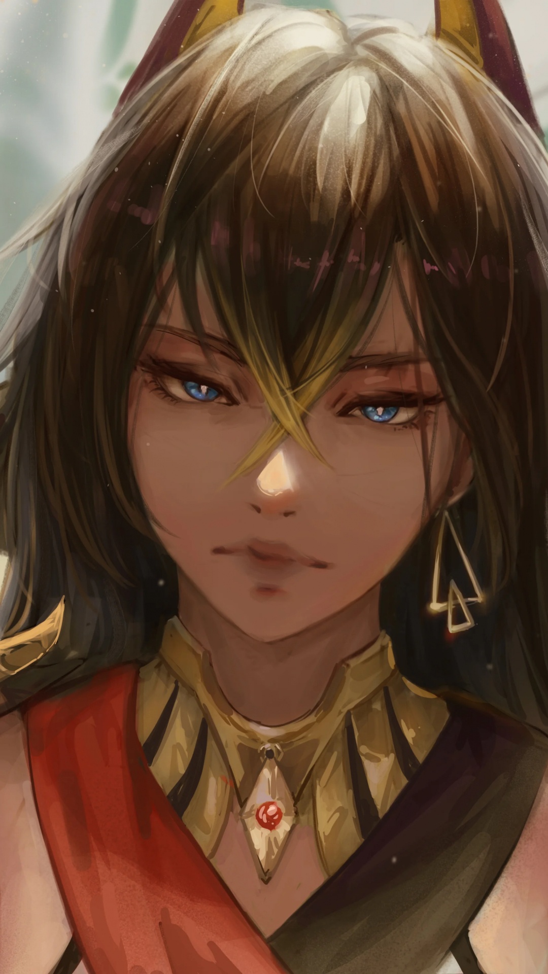 Dehya Genshin Fanart, Impacto Genshin, Dehya, el Mundo, Hoyolab. Wallpaper in 1080x1920 Resolution