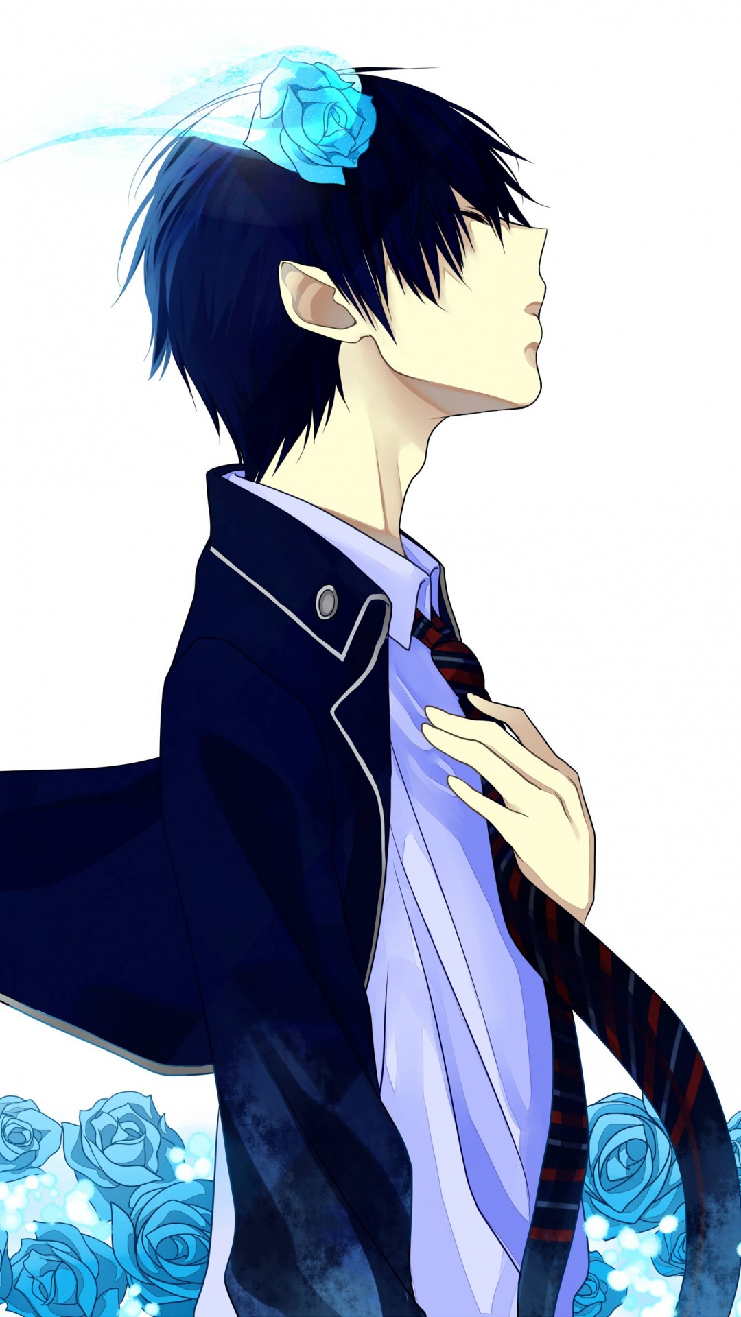 Mujer en Vestido Blanco Personaje de Anime. Wallpaper in 1080x1920 Resolution