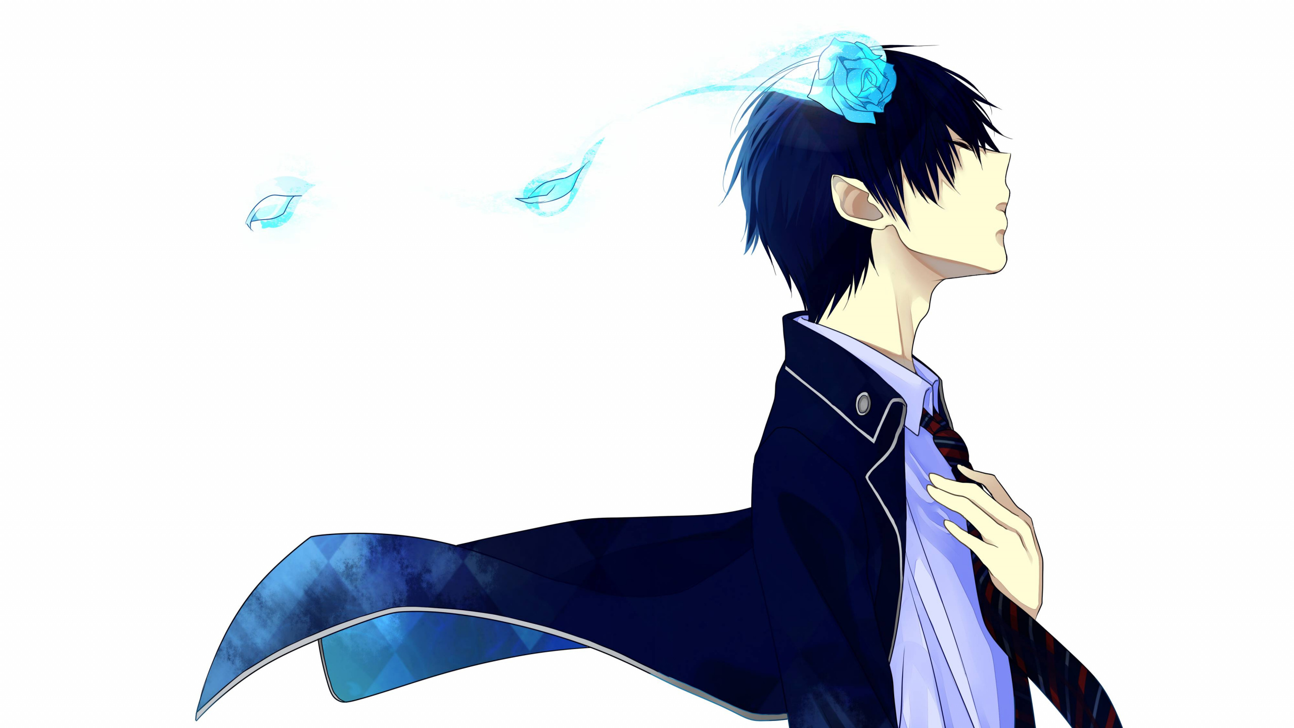 Femme en Robe Blanche Personnage Anime. Wallpaper in 2560x1440 Resolution