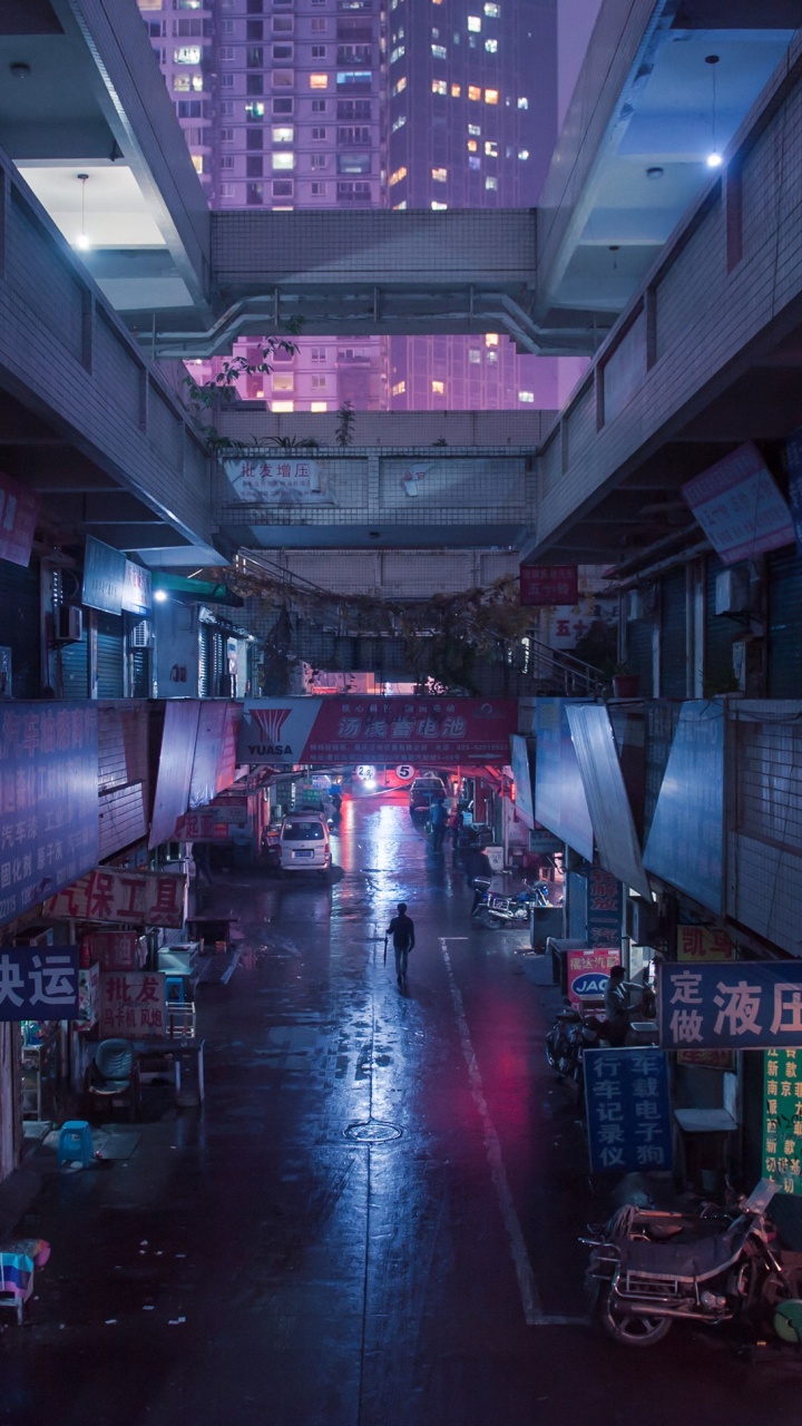 城市, 大都会, 街, 结构, 中国 壁纸 720x1280 允许