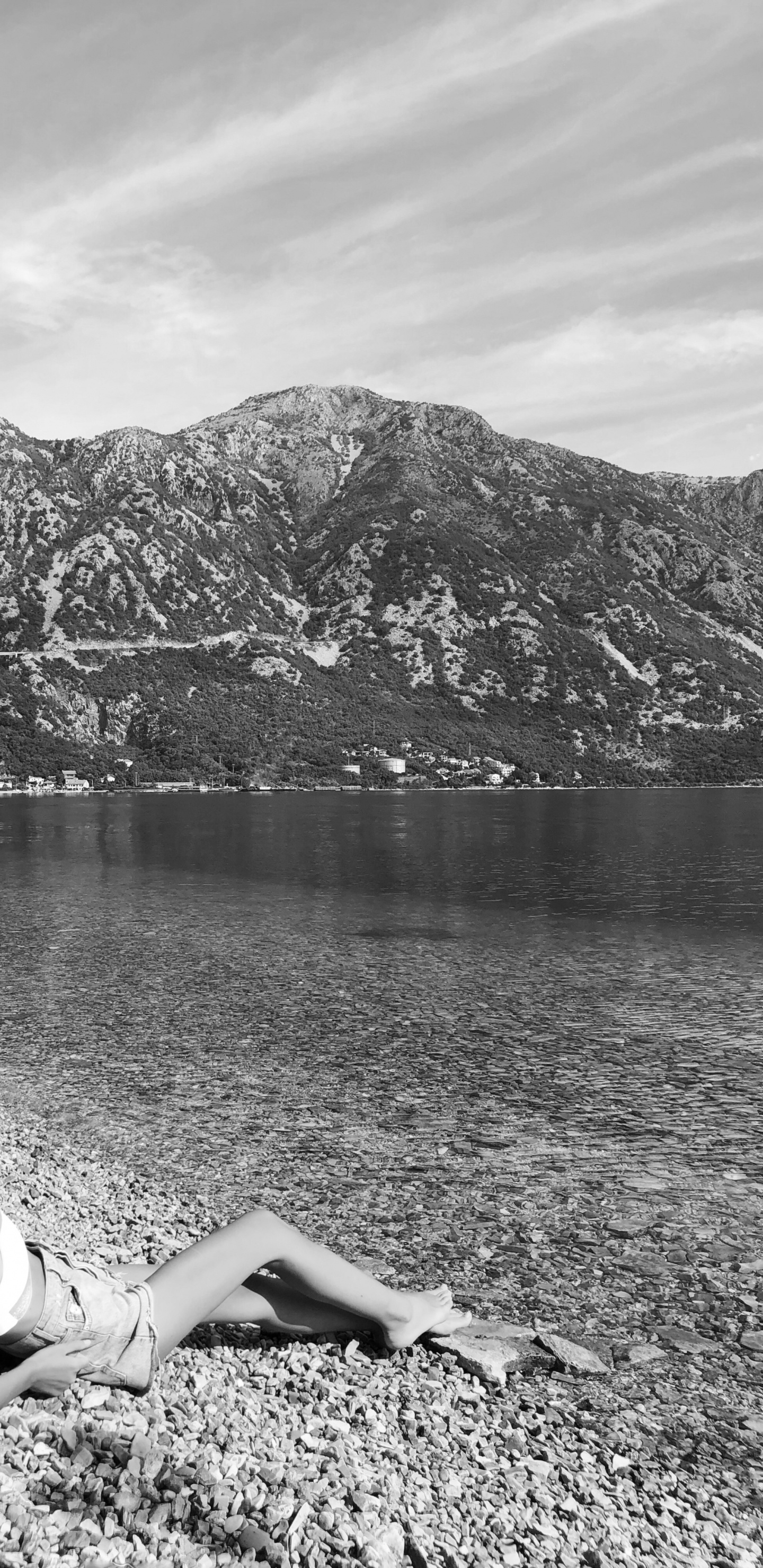 Water, Mountainous Landforms, Highland, Mountain Range, Lake. Wallpaper in 1440x2960 Resolution