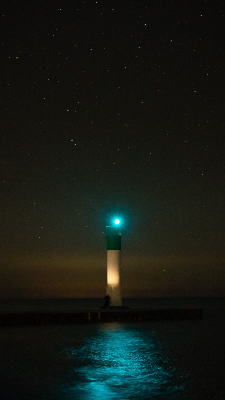 Wasser, Leuchtturm, Atmosphäre, Street Light, Tower. Wallpaper in 720x1280 Resolution