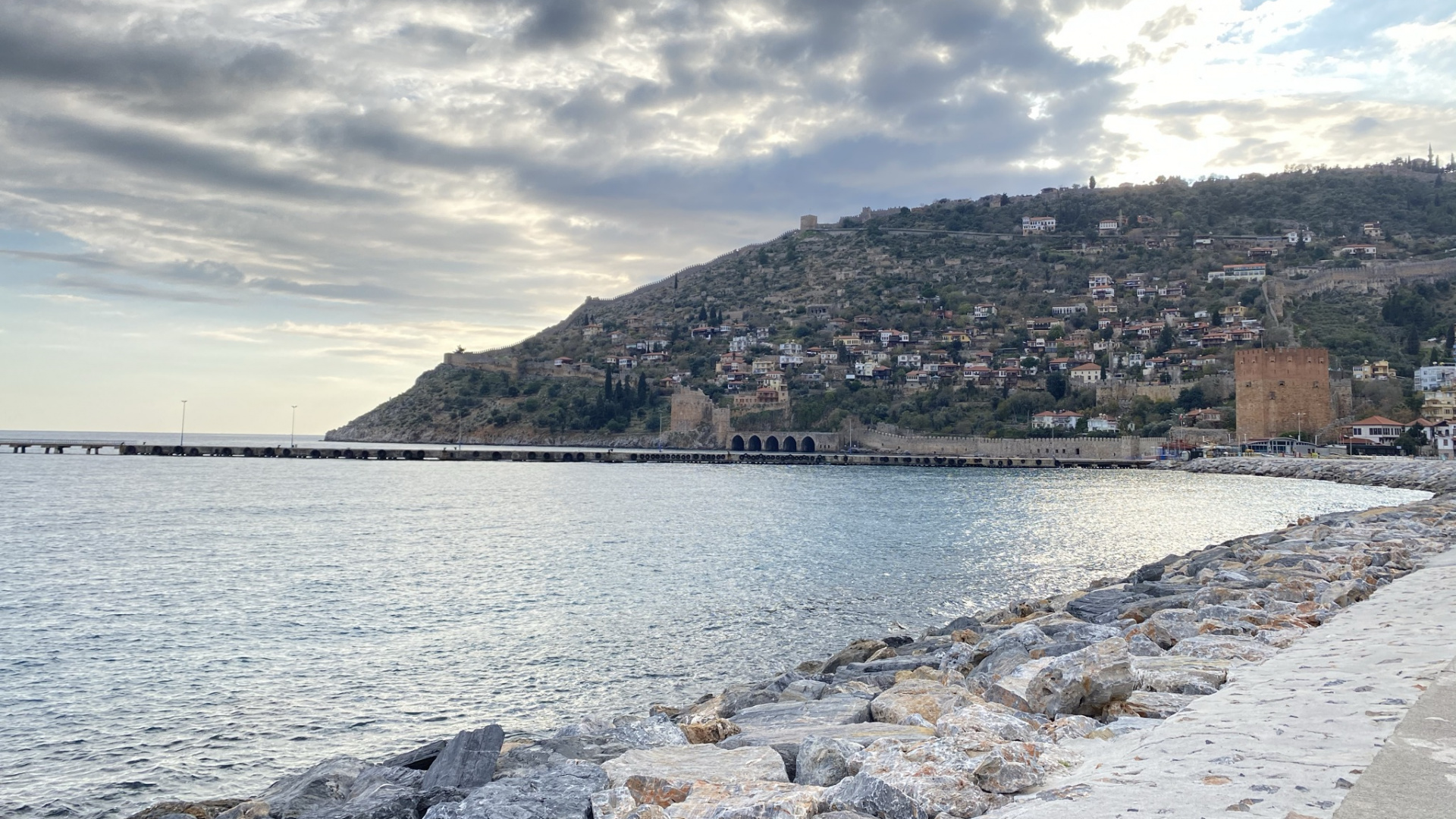 Kizilkule, Kzlkule, Kzl Kule, Cloud, Water. Wallpaper in 1920x1080 Resolution