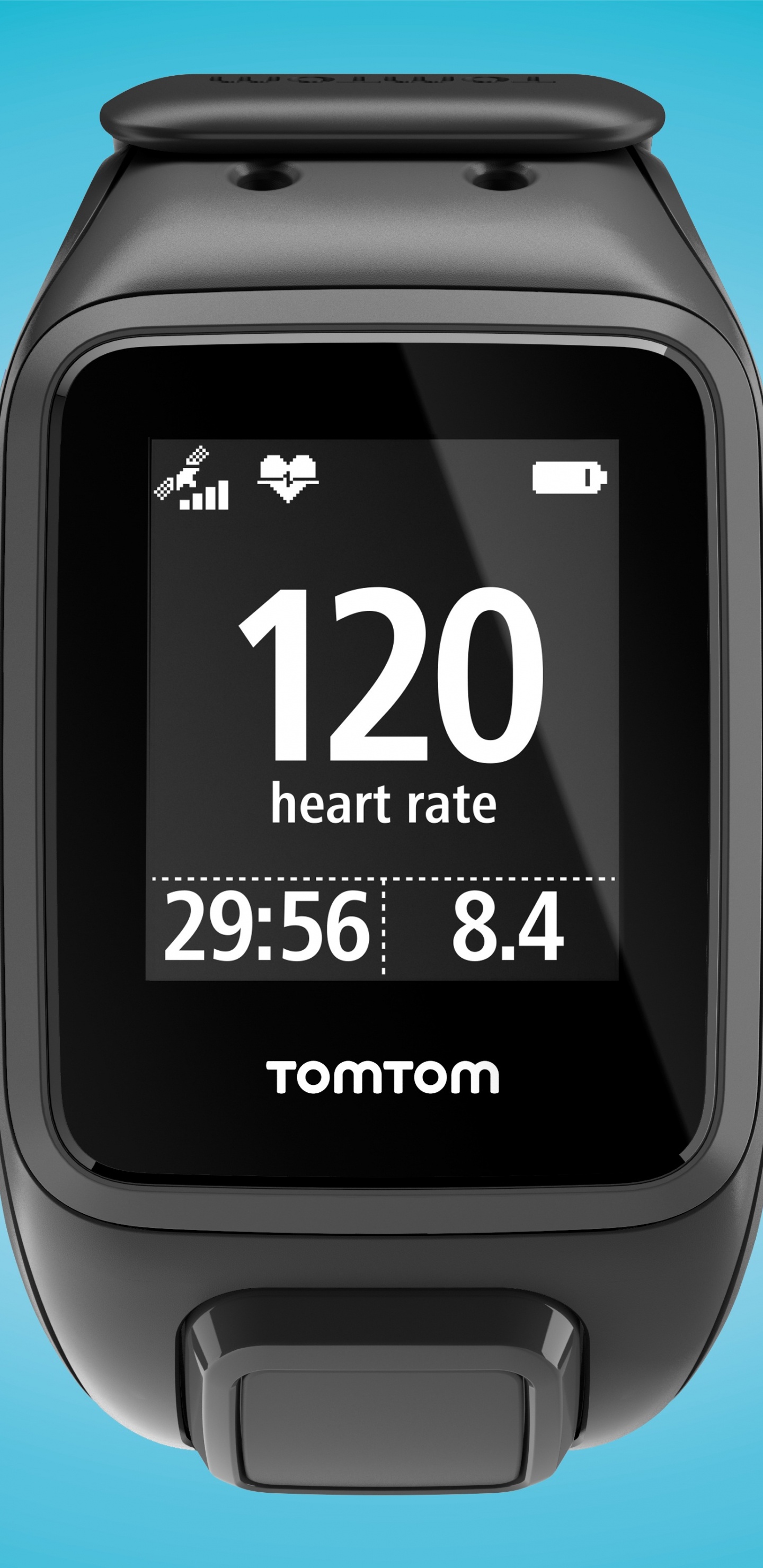 Montre Digitale Noir et Argent à 10 00. Wallpaper in 1440x2960 Resolution