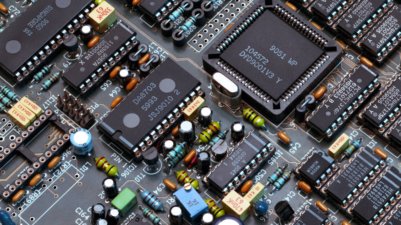 Download 1366x768 Wallpaper Schwarzes Und Grünes Computer-Motherboard Schwarzes Und Grünes Computer-Motherboard. Wallpaper in 1366x768 Resolution