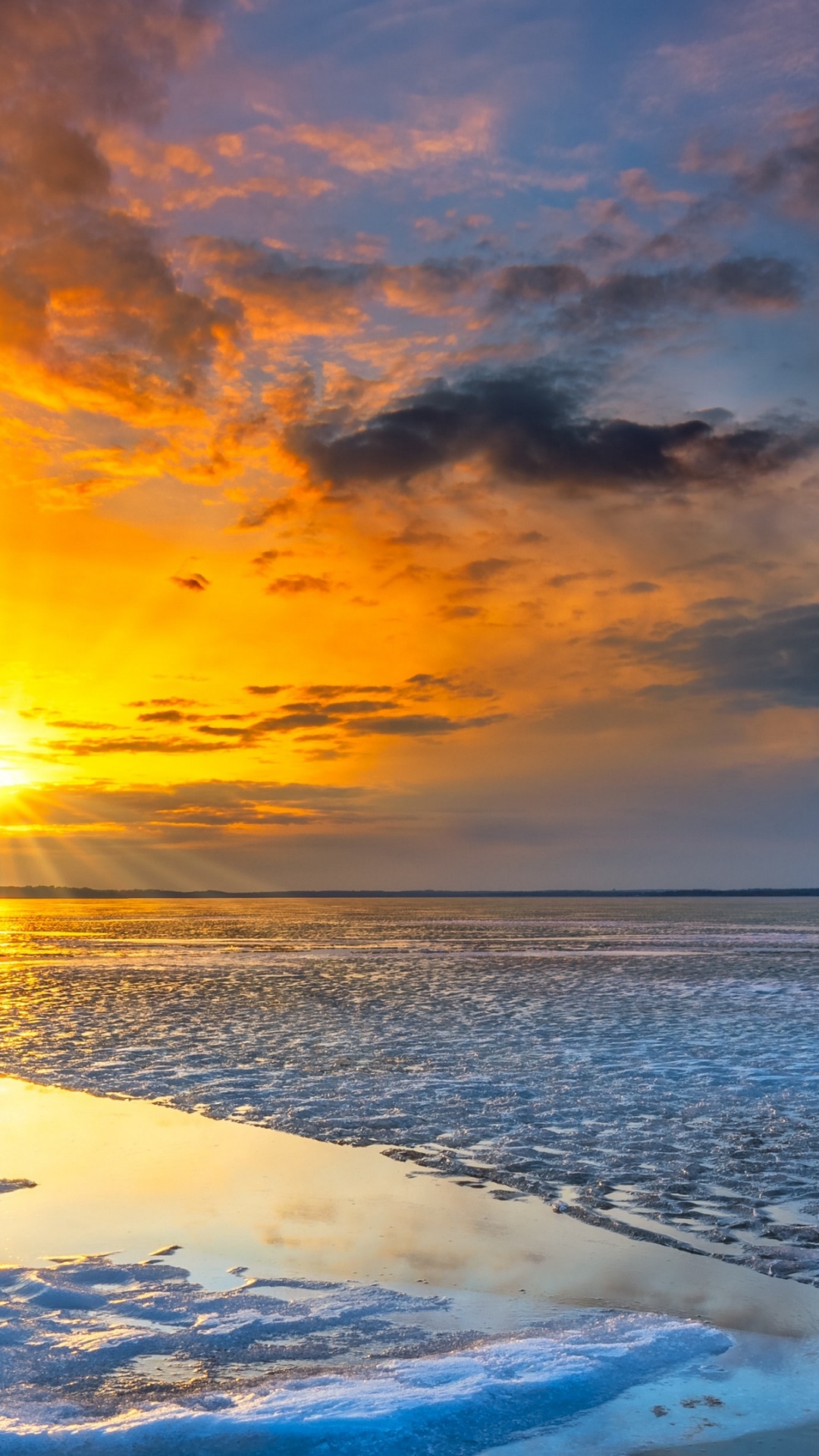 je T'aime pt 4, Fluide, Liquid, Horizon, Lever. Wallpaper in 1080x1920 Resolution